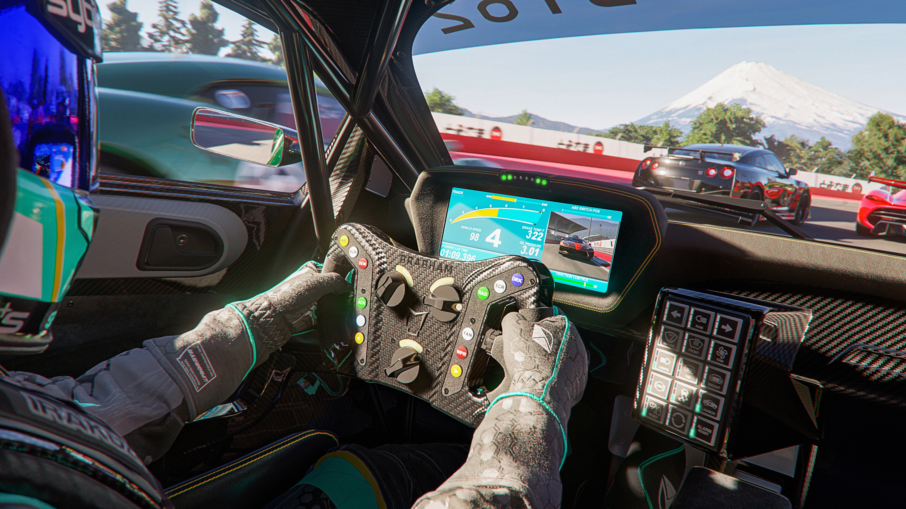 Forza Motorsport 4K car interior race HD Wallpaper