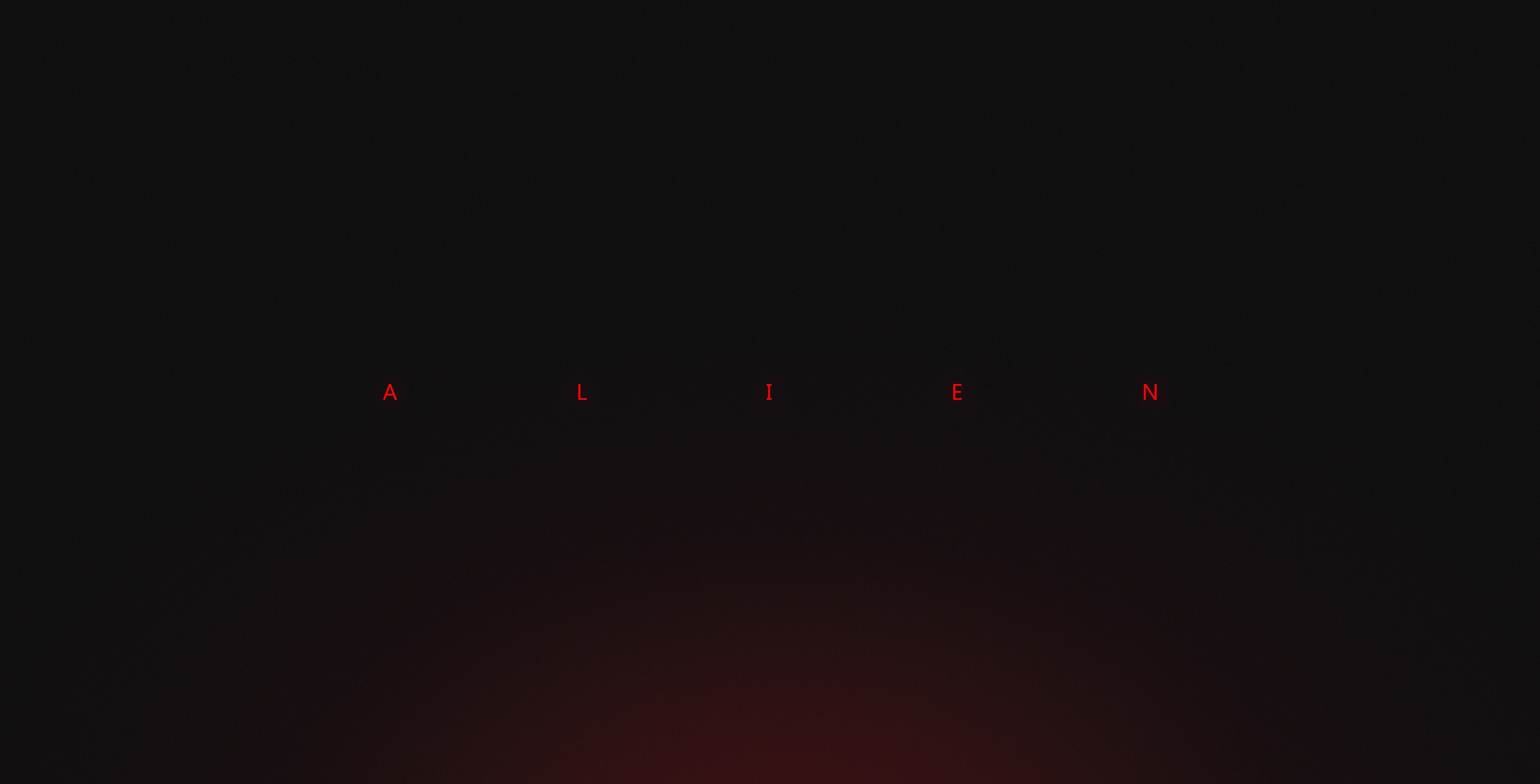 4K Alien Title Card HD Wallpaper