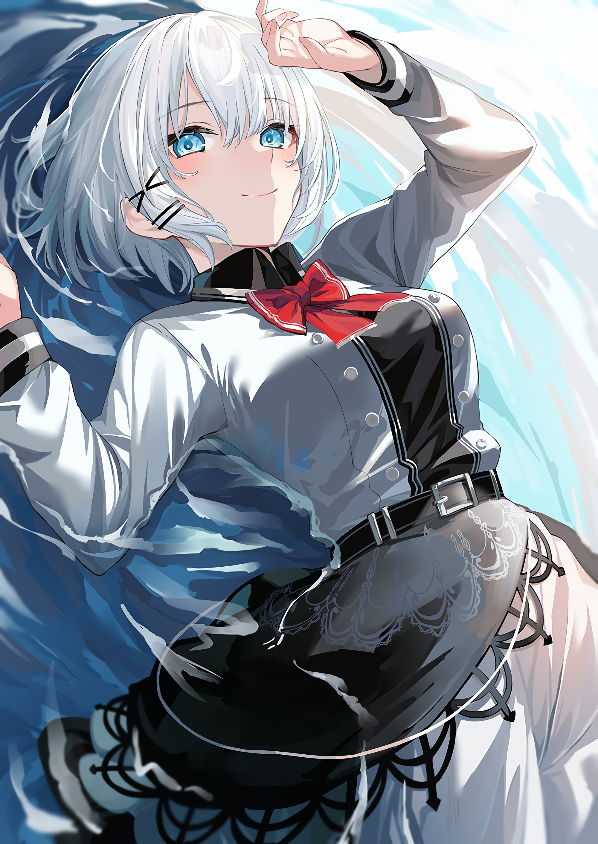Siesta from Tantei Wa Mou Shindeiru in Water HD Phone Wallpaper