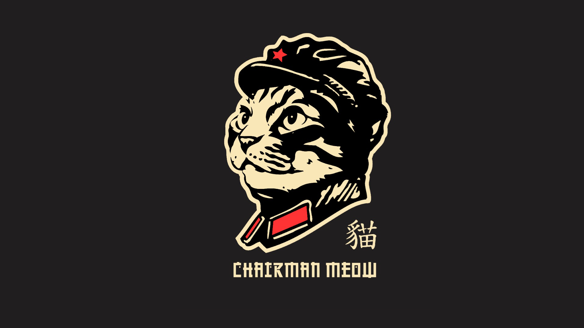 Chairman Meow Cat Portrait HD Wallpaper