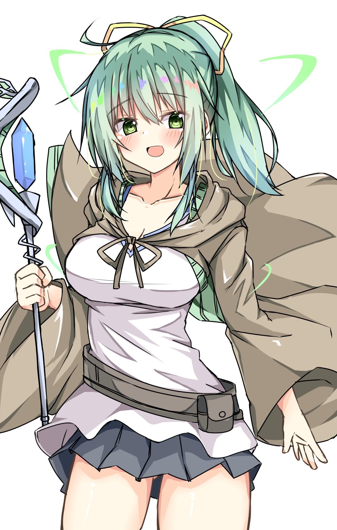Wynn the Wind Charmer holding a staff HD Phone Wallpaper
