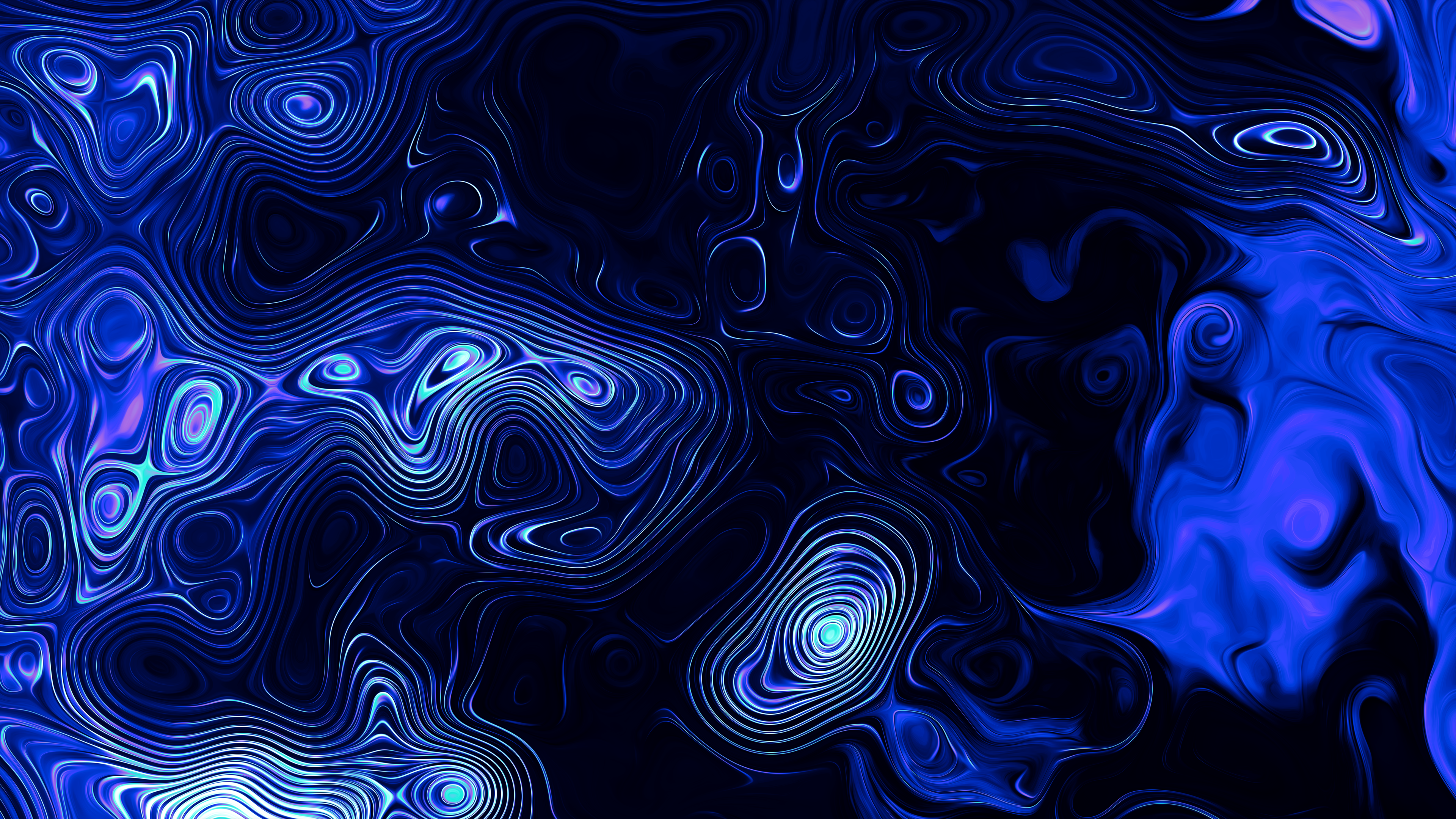 4K abstract wavy liquid pattern HD Wallpaper