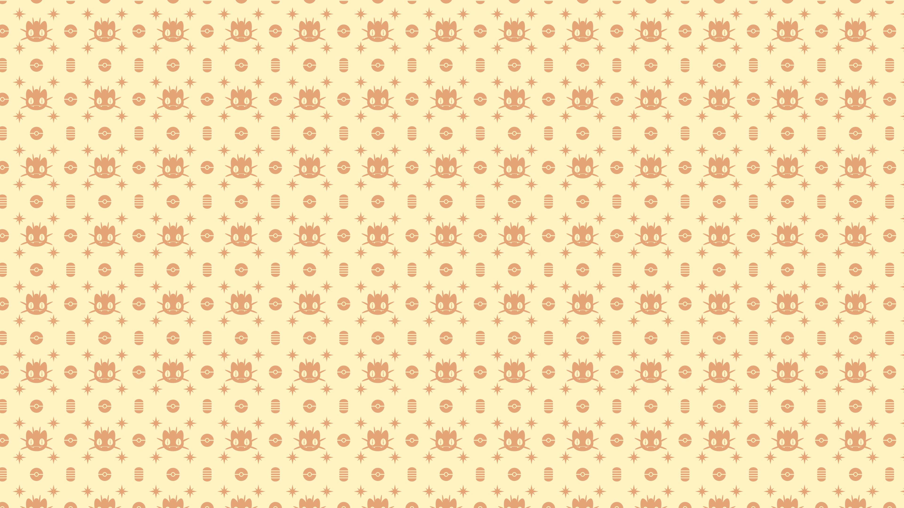 Pokémon Meowth Pattern 4K HD Wallpaper