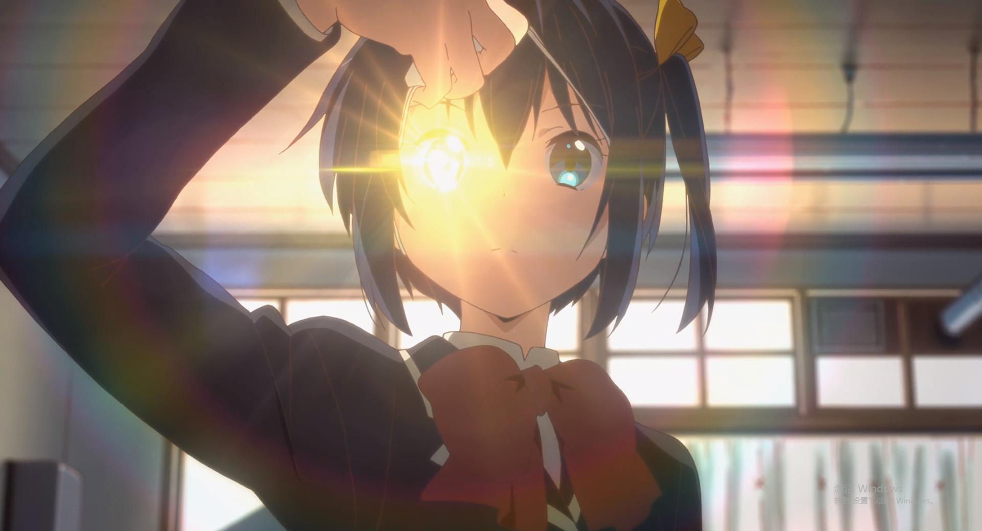 Rikka Takanashi with glowing eye from Chuunibyou demo Koi ga Shitai! HD Wallpaper