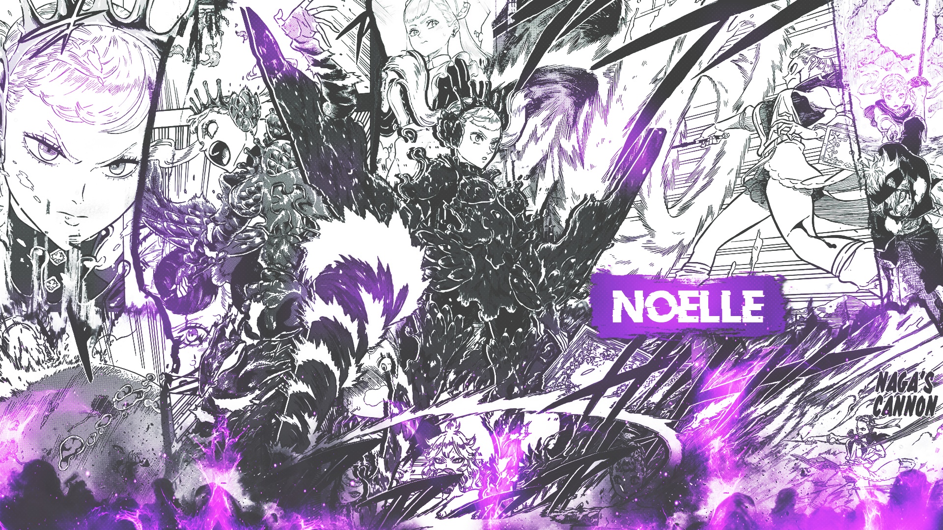 Noelle Silva Black Clover Manga Collage HD Wallpaper