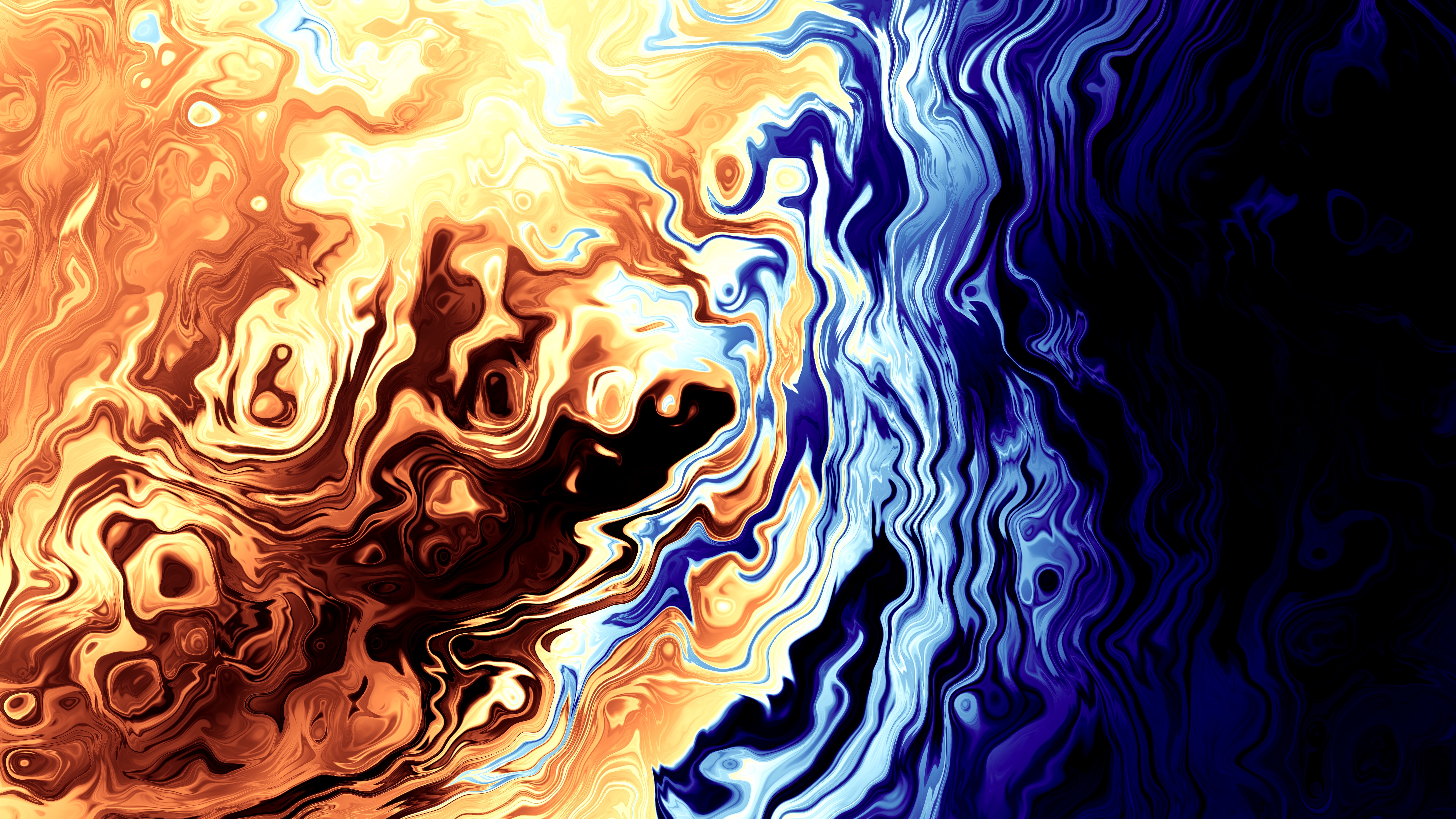 Abstract Color Burst Gradient 4K HD Wallpaper