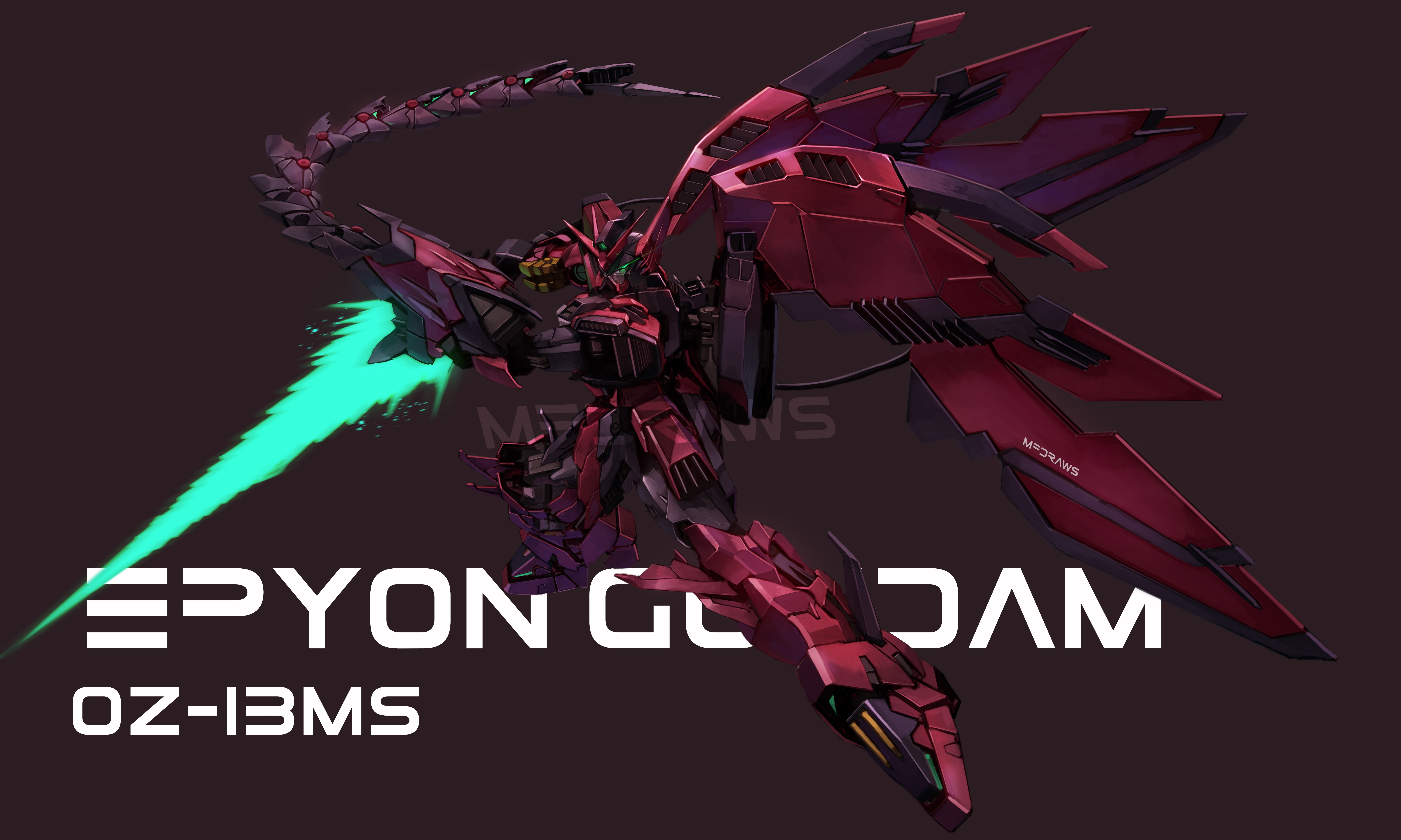 4K Gundam Epyon OZ-13MS Fan Art HD Wallpaper