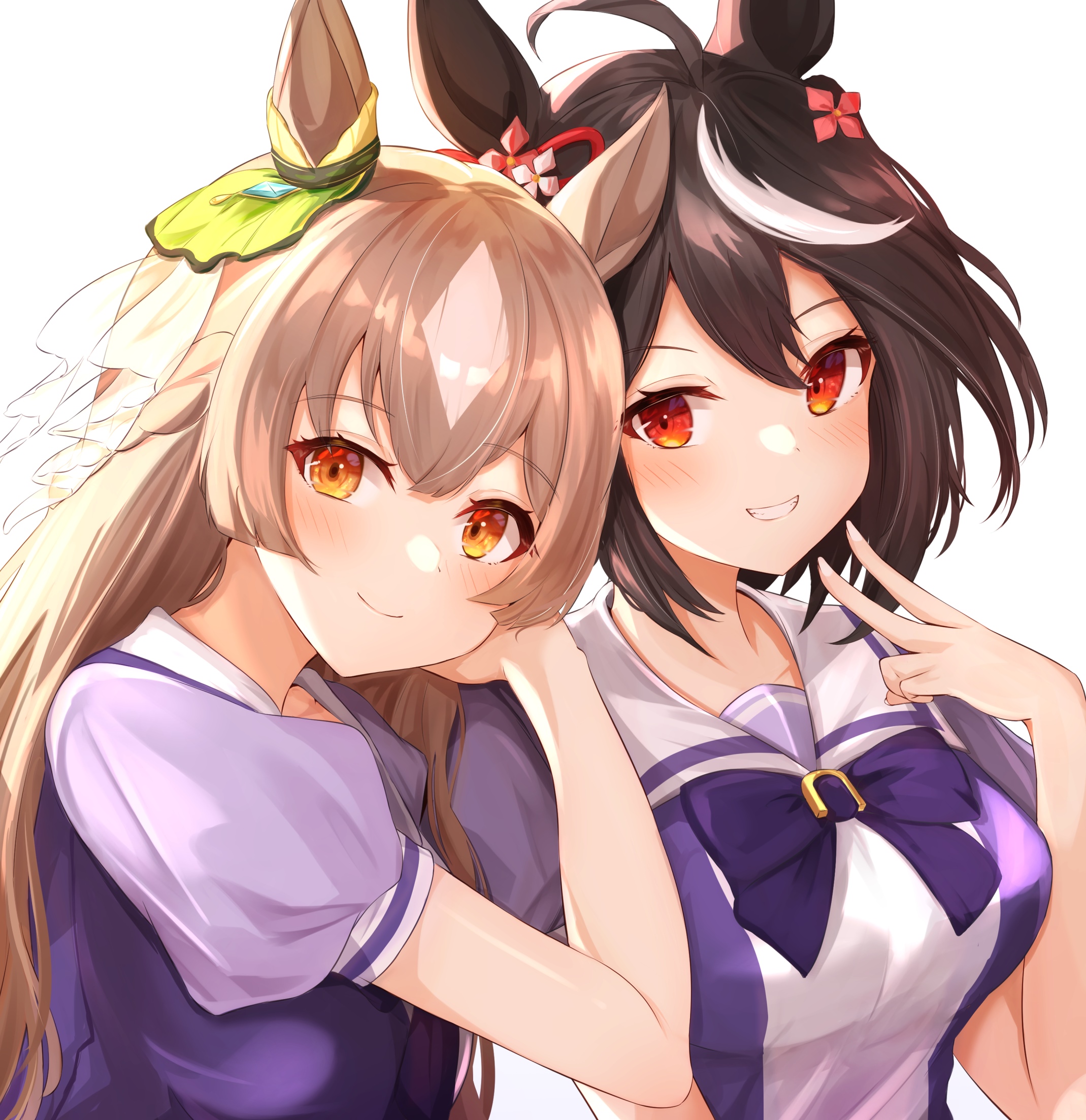 Kitasan Black and Satono Diamond from Uma Musume Pretty Derby HD Wallpaper