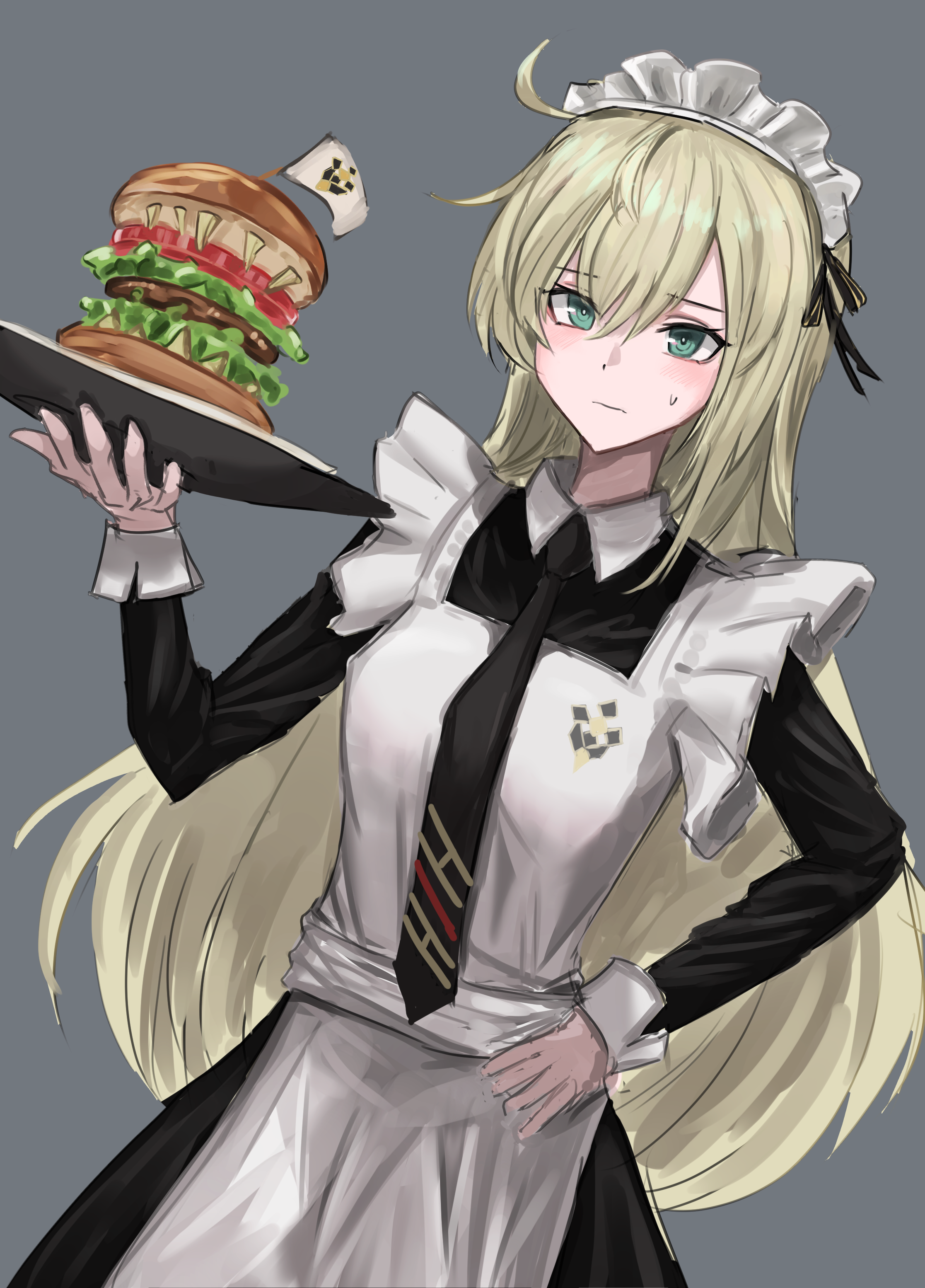 Sky Striker Ace - Raye holding a burger HD Phone Wallpaper