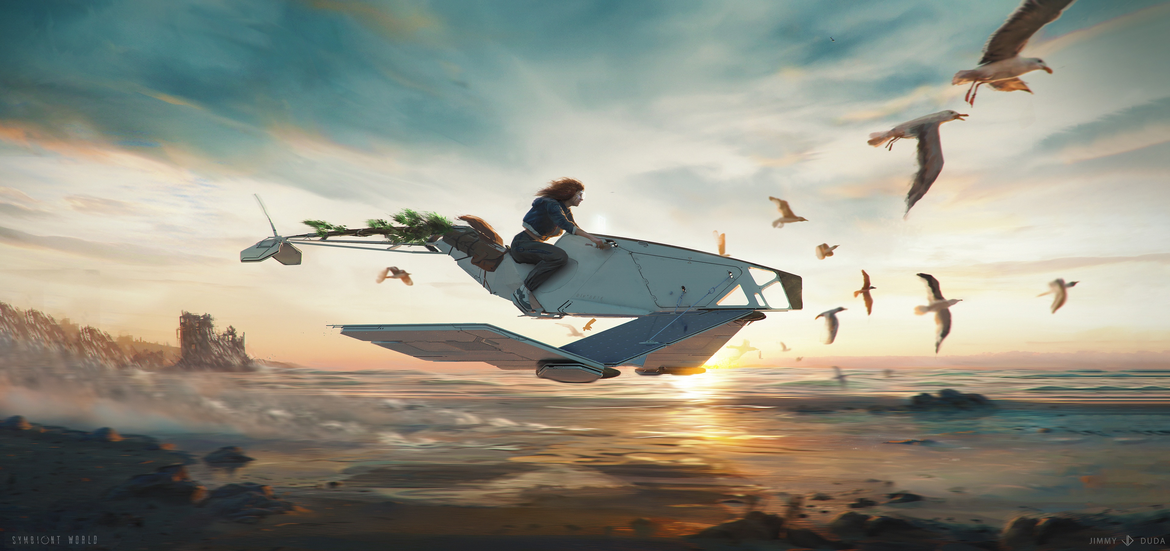 4K science fiction art by Jimmy P. Duda HD Wallpaper