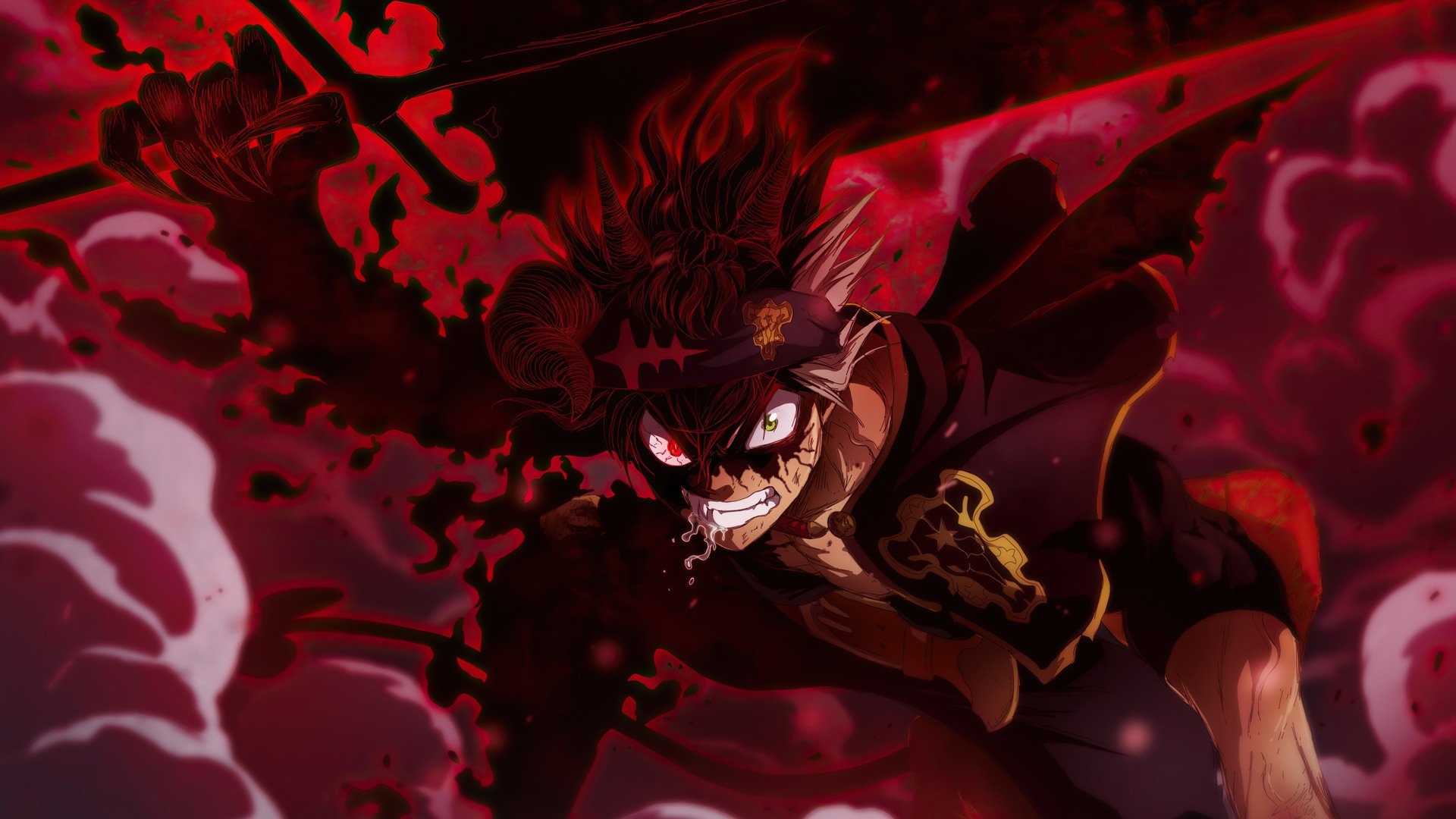 Asta in Demon Form from Black Clover HD Wallpaper