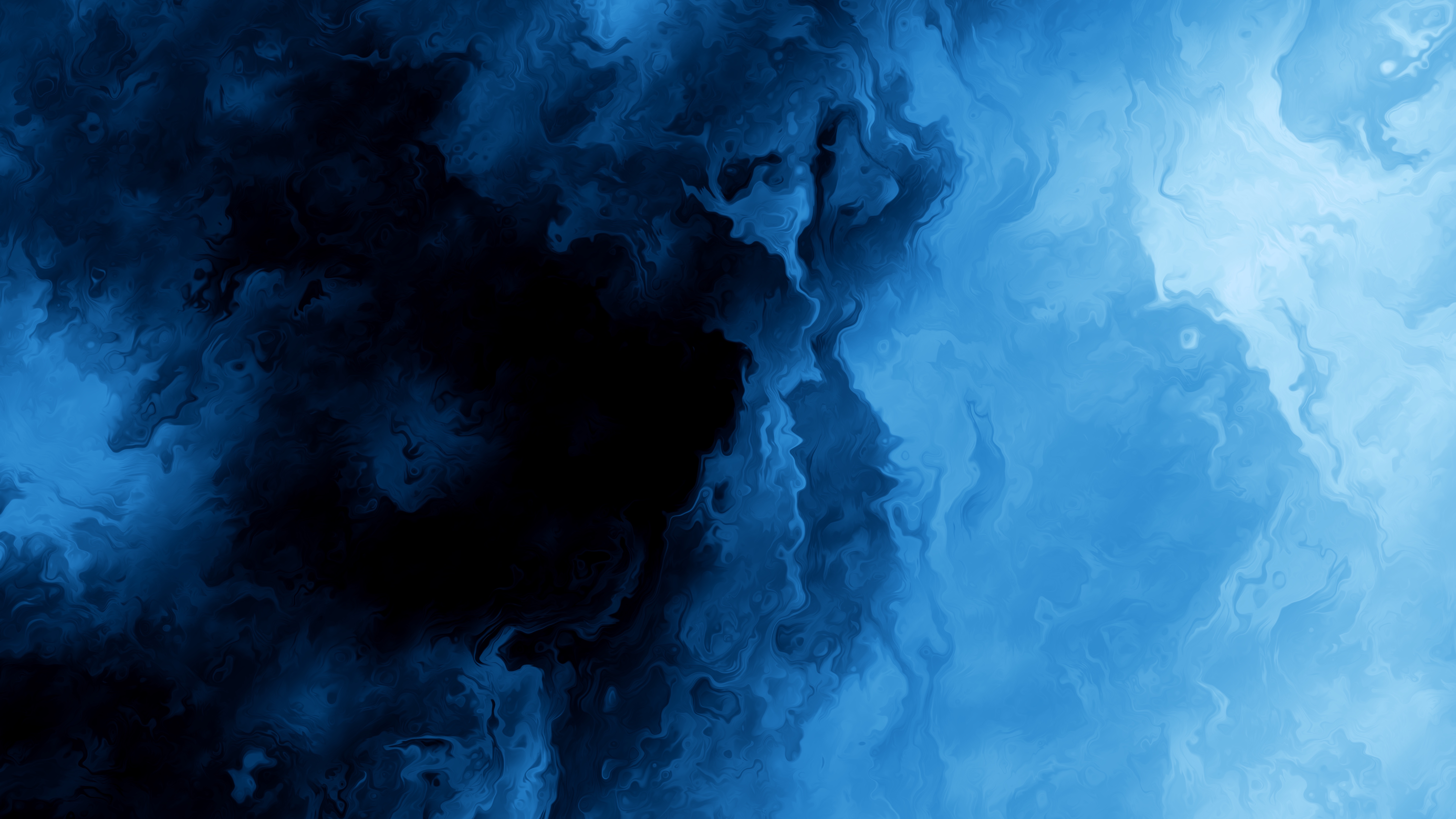 4K abstract blue gradient HD Wallpaper
