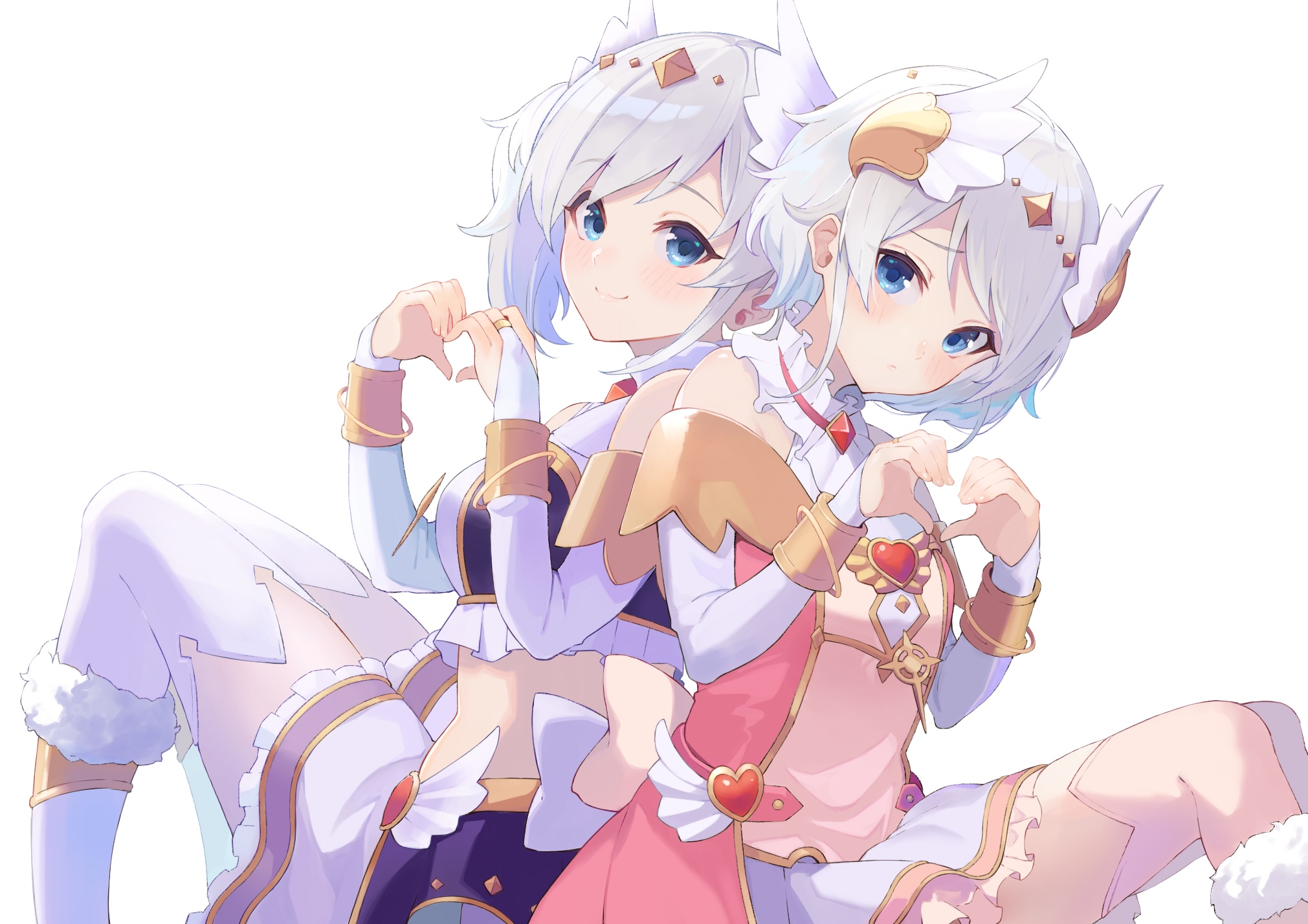 Yori and Akari from Princess Connect! Re:Dive fan art HD Wallpaper