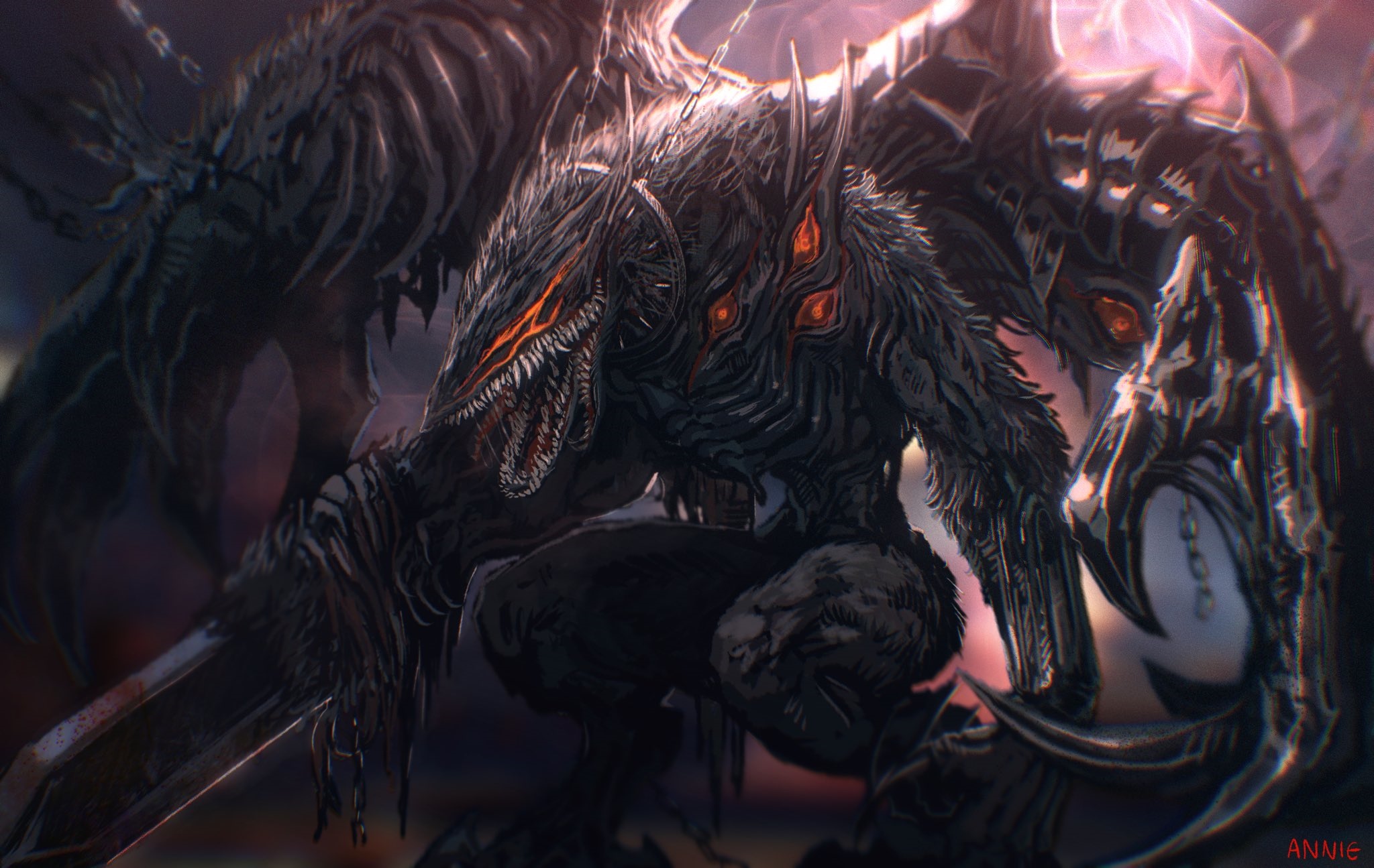 Griffith's Beast of Darkness from Berserk HD Wallpaper