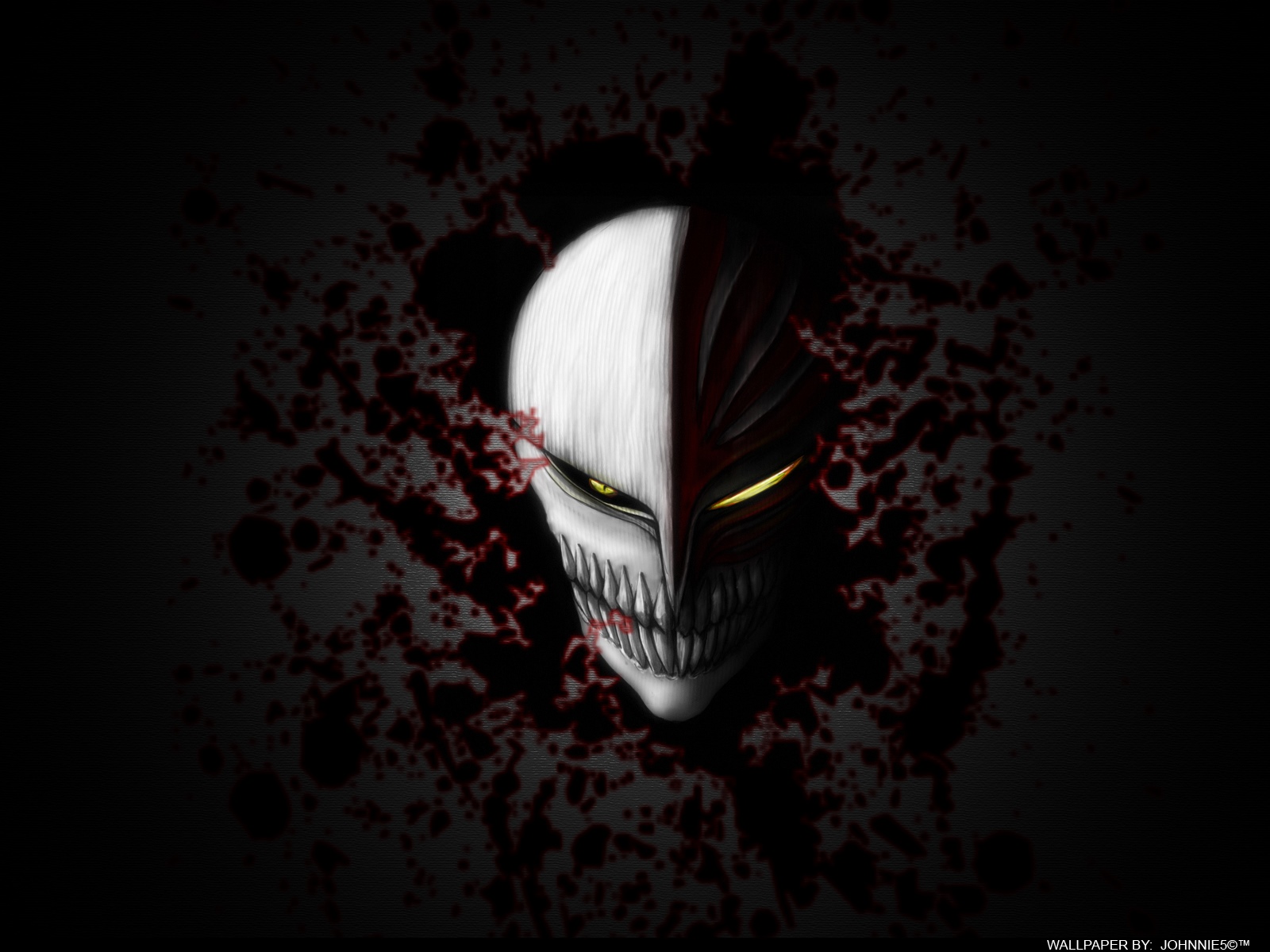 Kurosaki Ichigo's Hollow Mask from Bleach HD Wallpaper