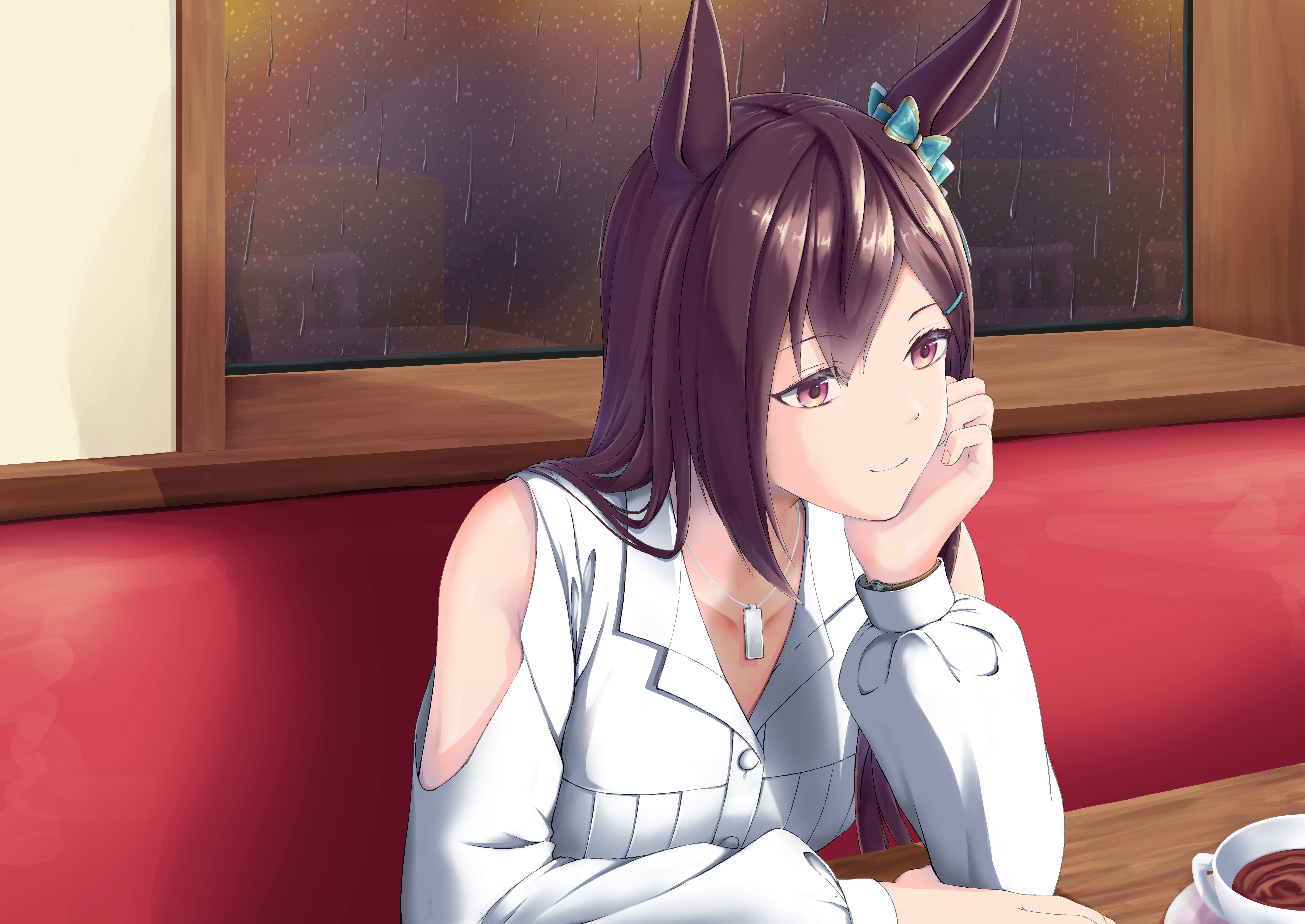4K Mejiro Dober Uma Musume Pretty Derby Fan Art HD Wallpaper