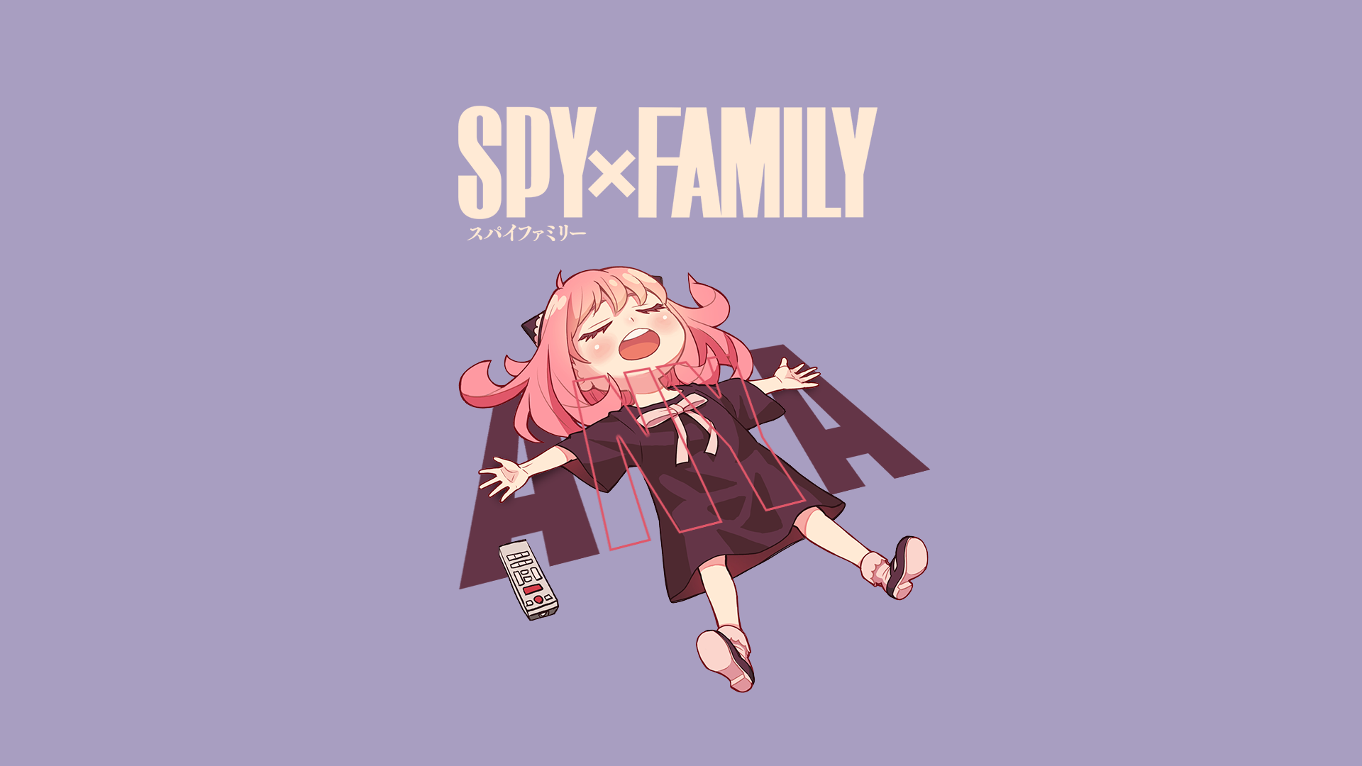 Anya Forger from Spy x Family lying down HD Wallpaper