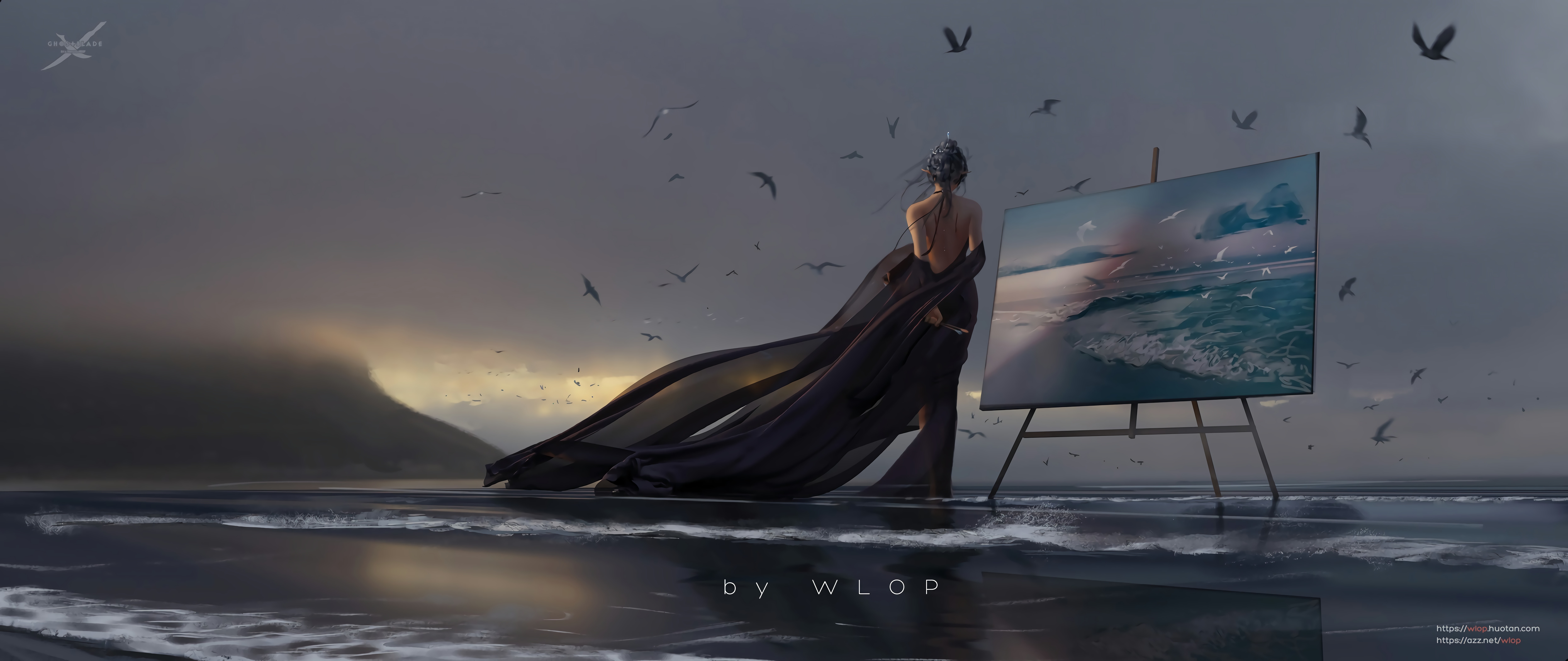4K Ghostblade by WLOP HD Wallpaper