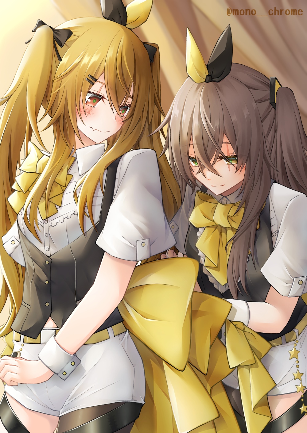 UMP45 and UMP9 from Girls Frontline fan art HD Phone Wallpaper