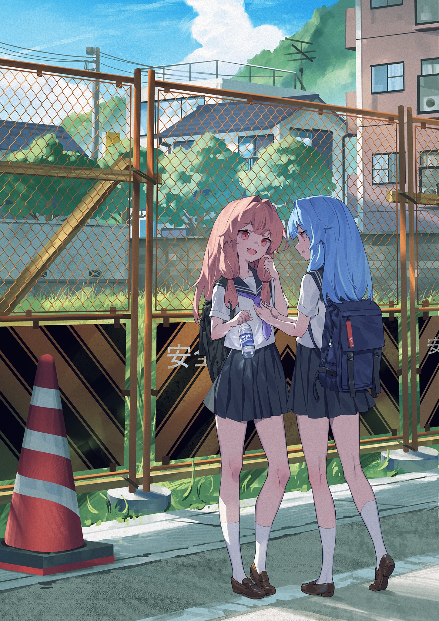 Kotonoha Aoi and Kotonoha Akane fan art HD Phone Wallpaper