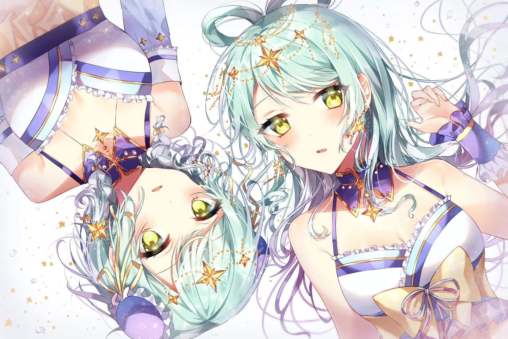 Hikawa Sayo and Hikawa Hina from BanG Dream! HD Wallpaper