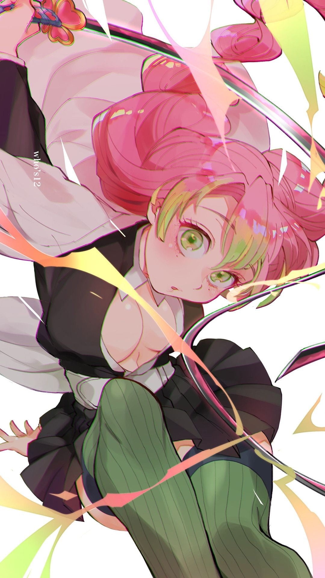 Mitsuri Kanroji from Kimetsu no Yaiba HD Phone Wallpaper