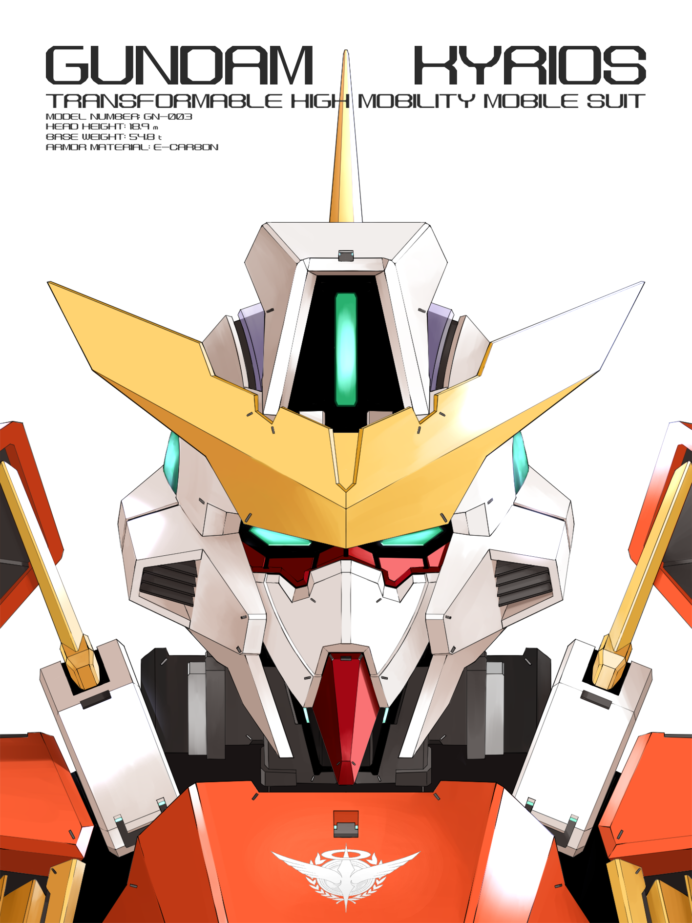 Gundam Kyrios Transformable High Mobility Mobile Suit HD Phone Wallpaper