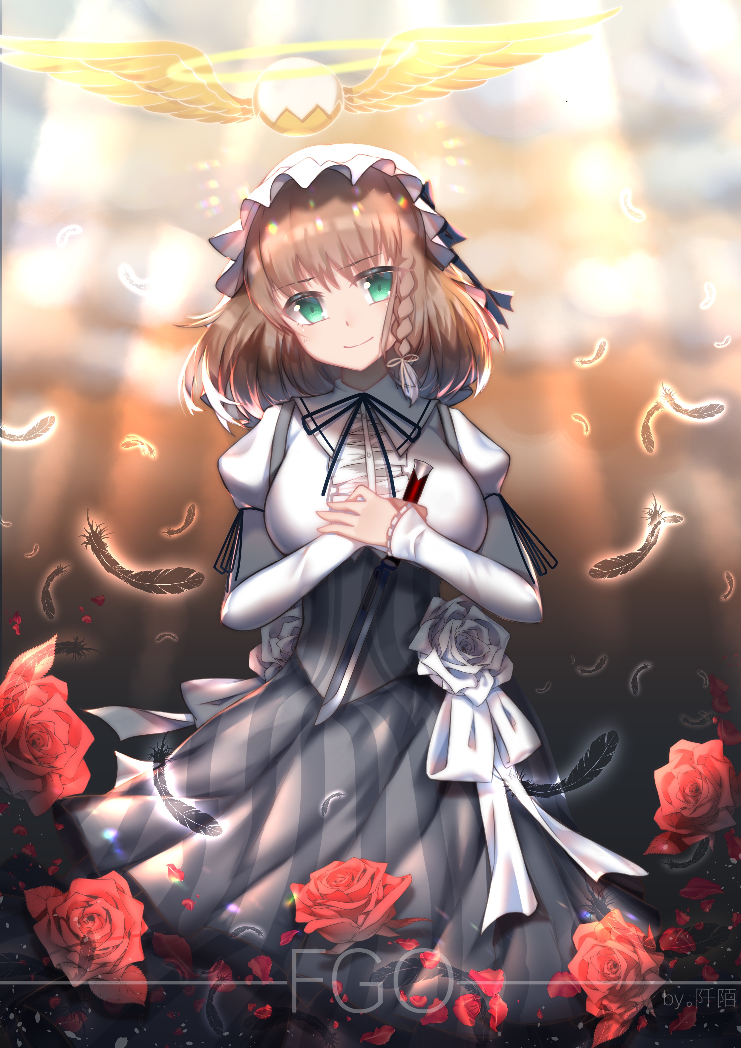 Charlotte Corday from Fate/Grand Order fan art HD Phone Wallpaper