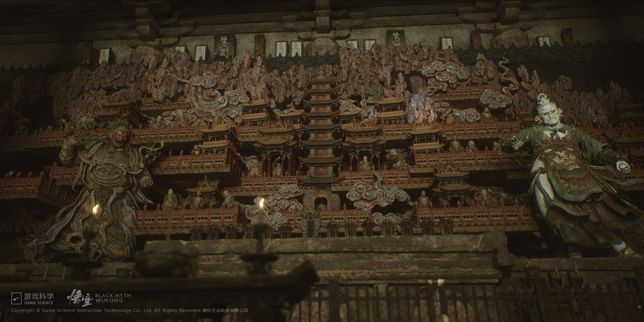 Black Myth: Wukong Chinese Architecture HD Wallpaper
