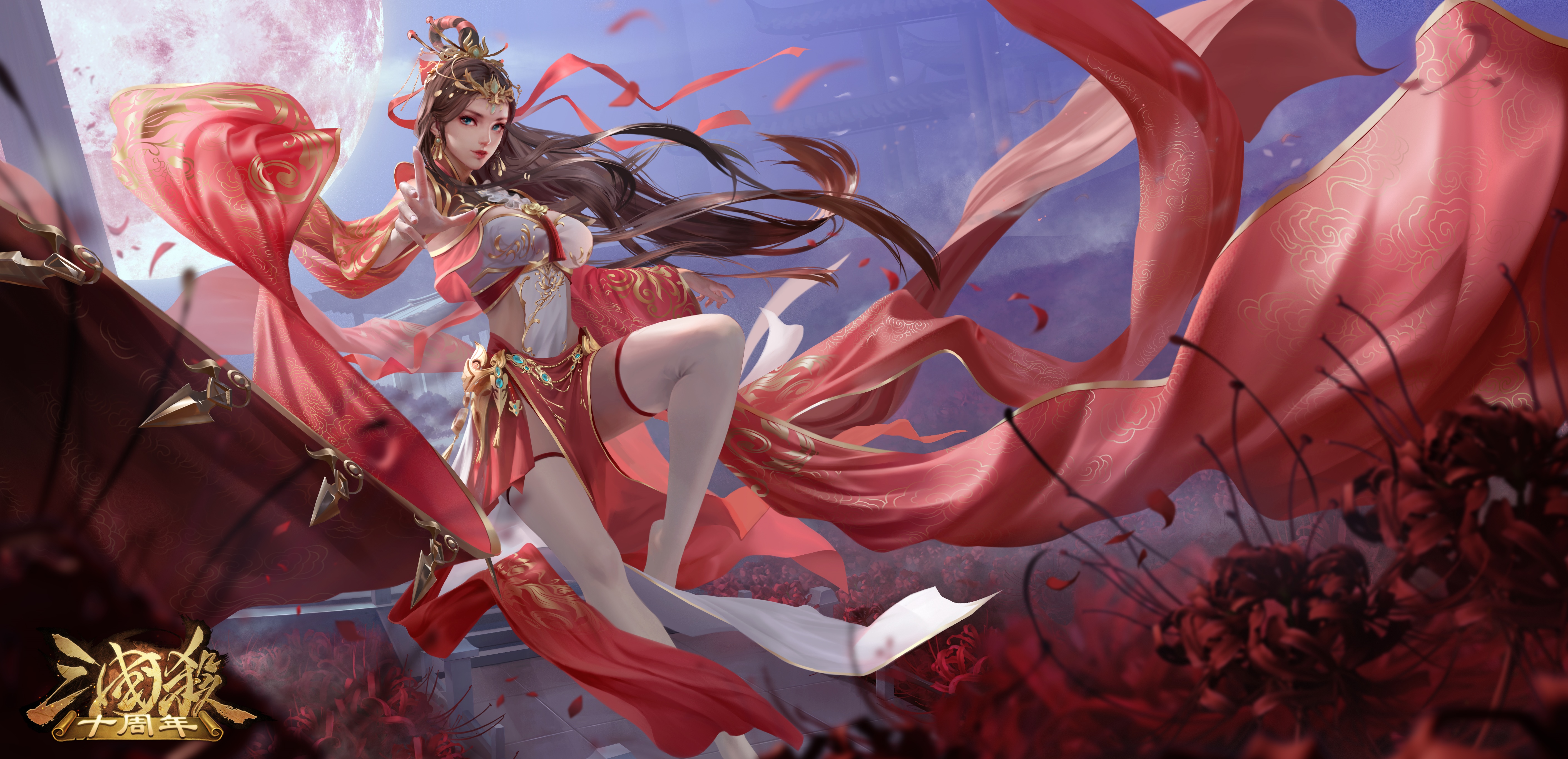 4K Three Kingdoms Video Game Art HD Wallpaper