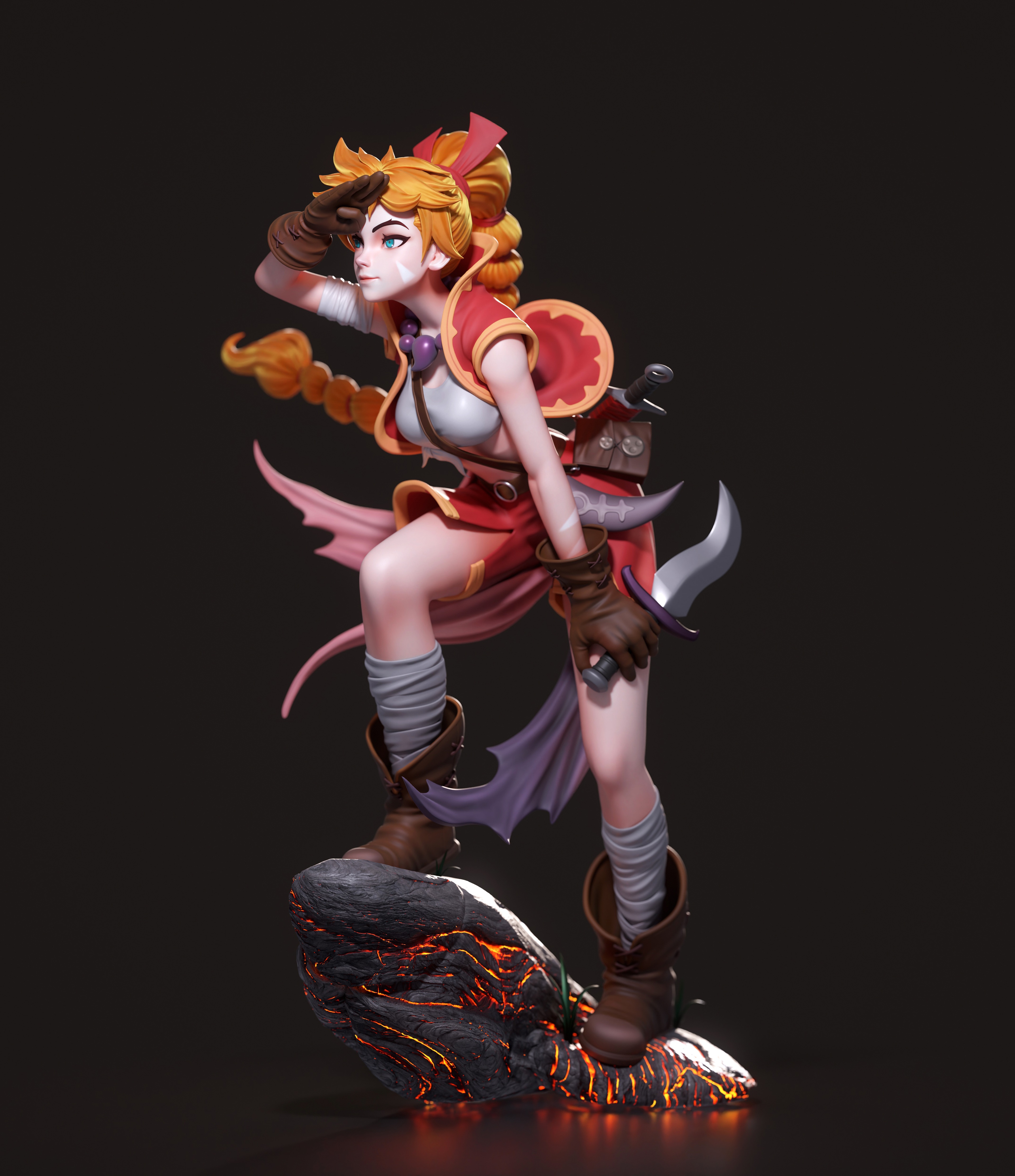 Kid from Chrono Cross 4K HD Phone Wallpaper