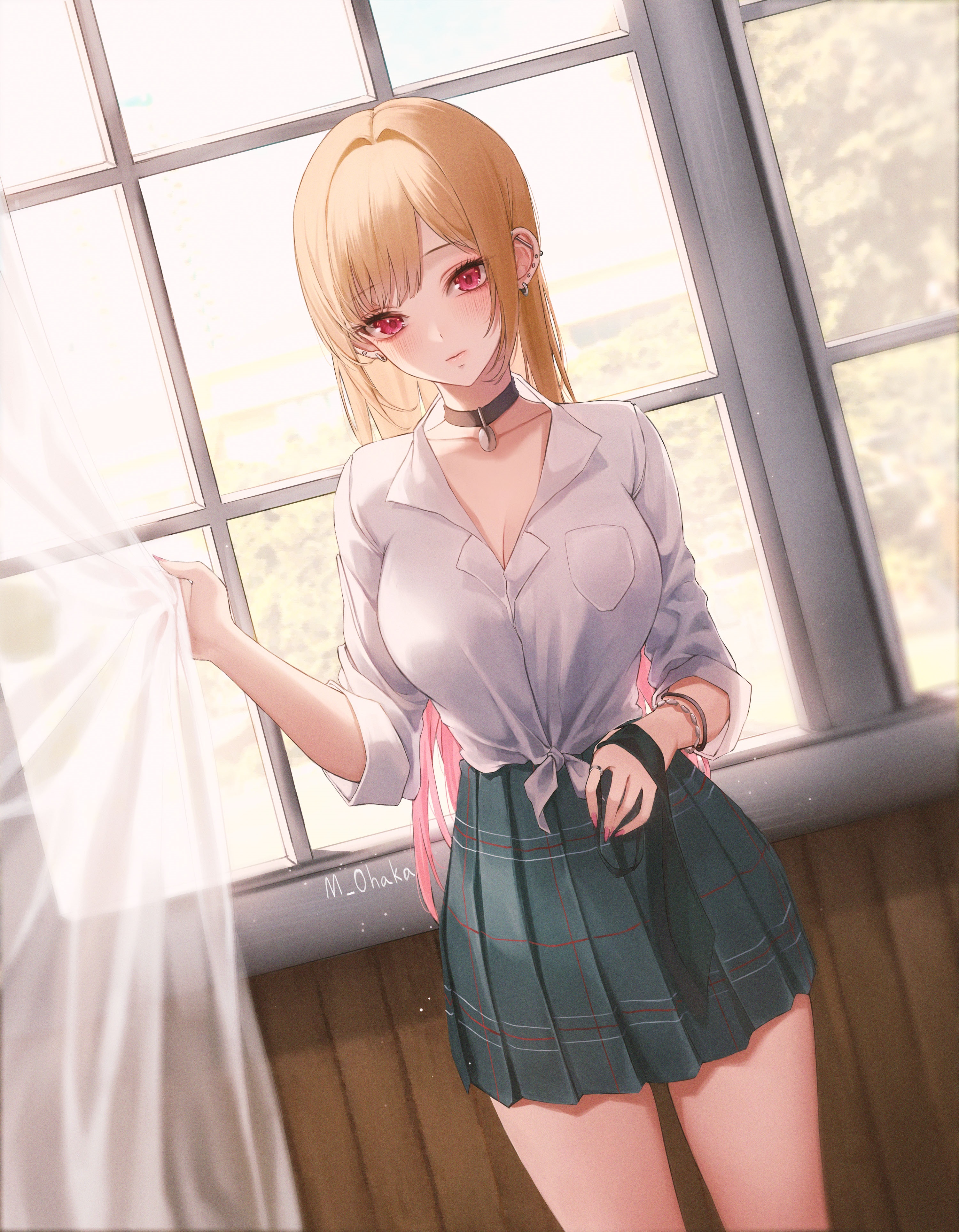 Kitagawa Marin from Sono Bisque Doll wa Koi wo Suru fan art HD Phone Wallpaper