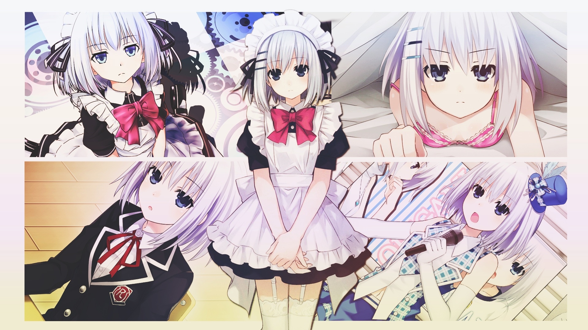 Tobiichi Origami in Maid Outfit and School Uniform HD Wallpaper