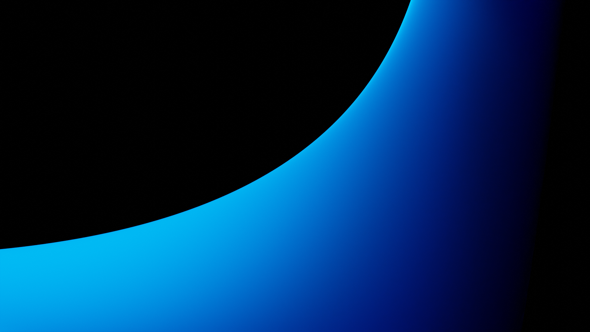 Abstract blue gradient on black background HD Wallpaper
