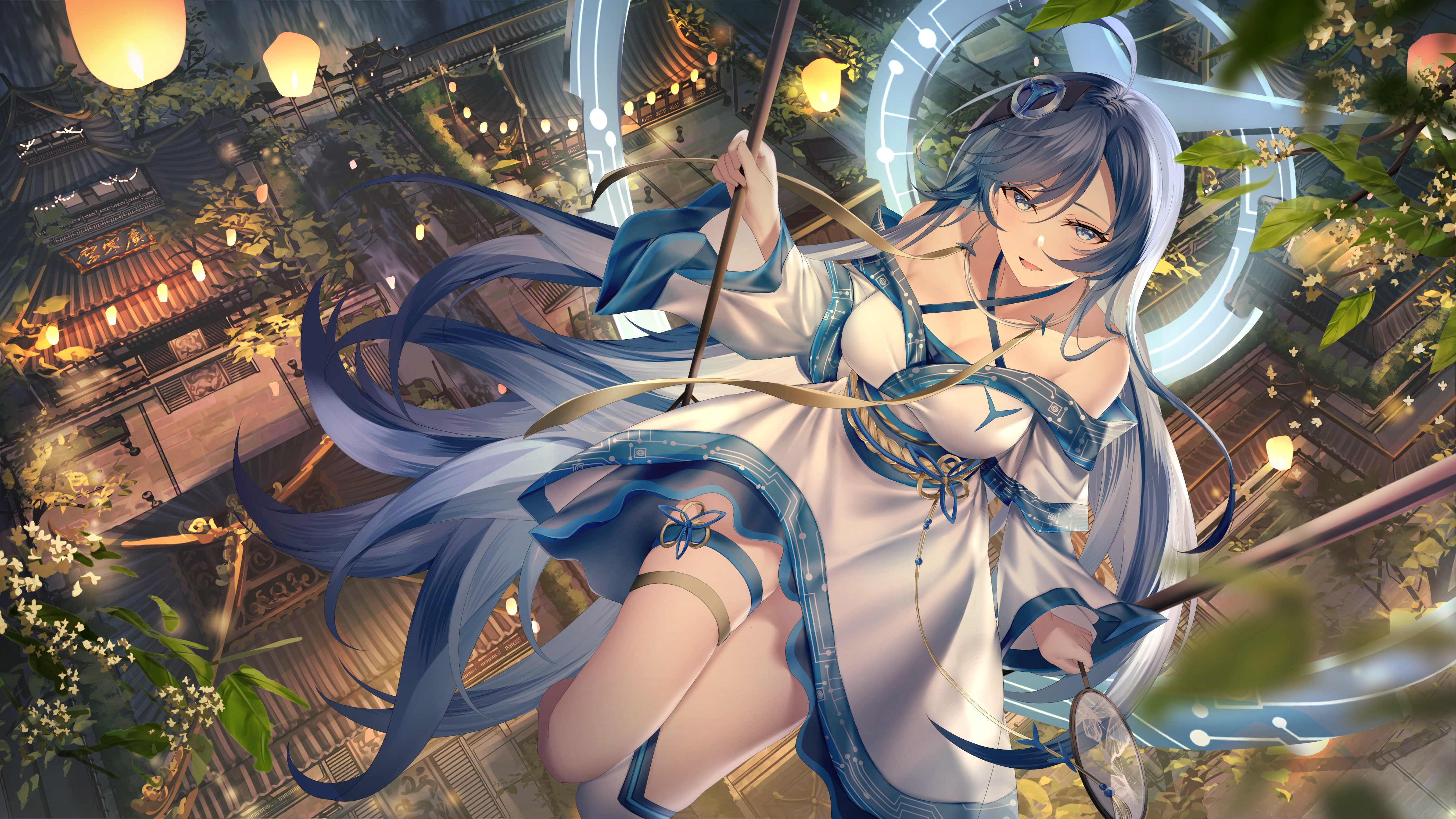 4K Junpaku Karen in Chinese Clothing HD Wallpaper