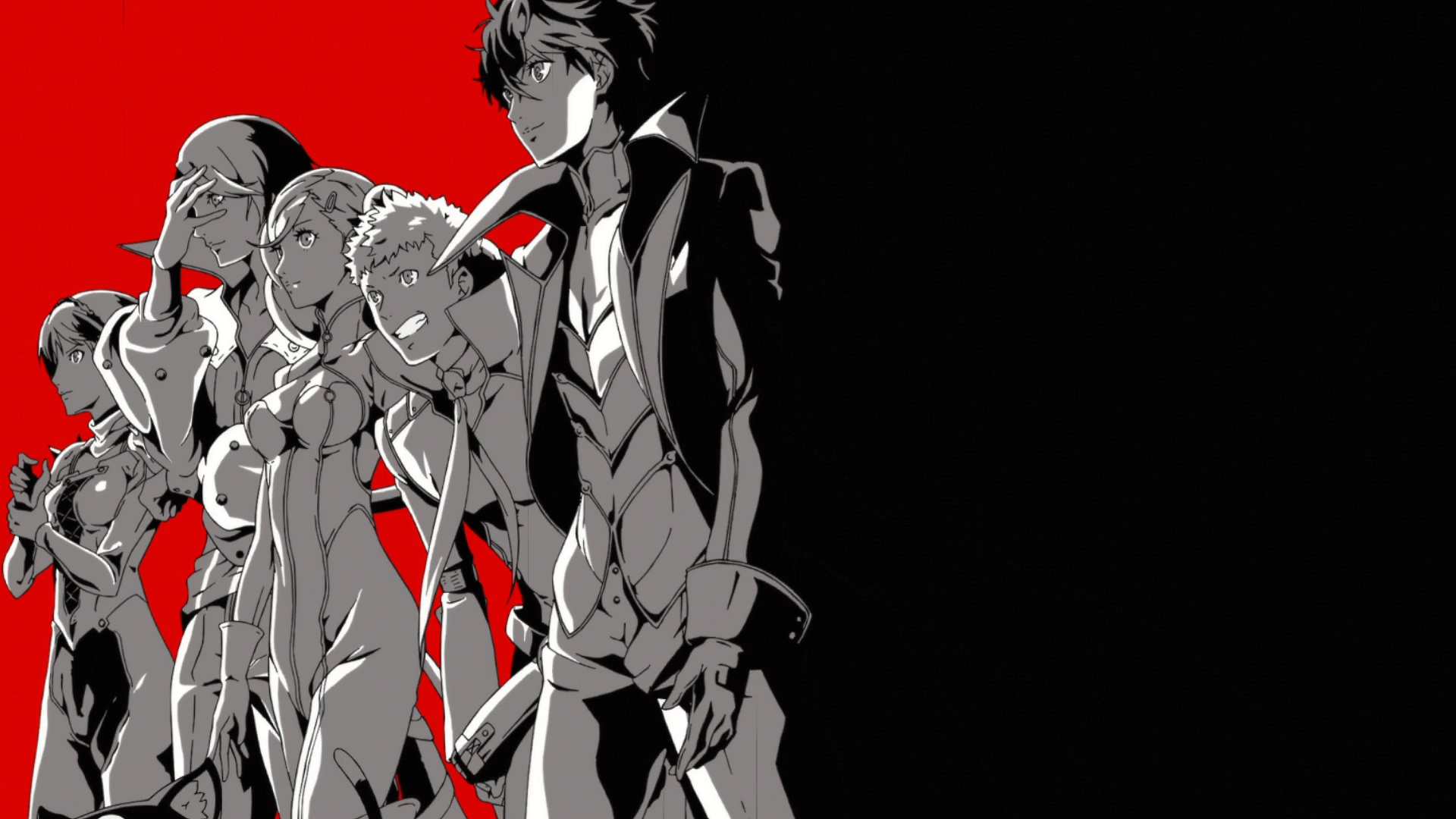 Persona 5 Phantom Thieves Minimalist Art HD Wallpaper