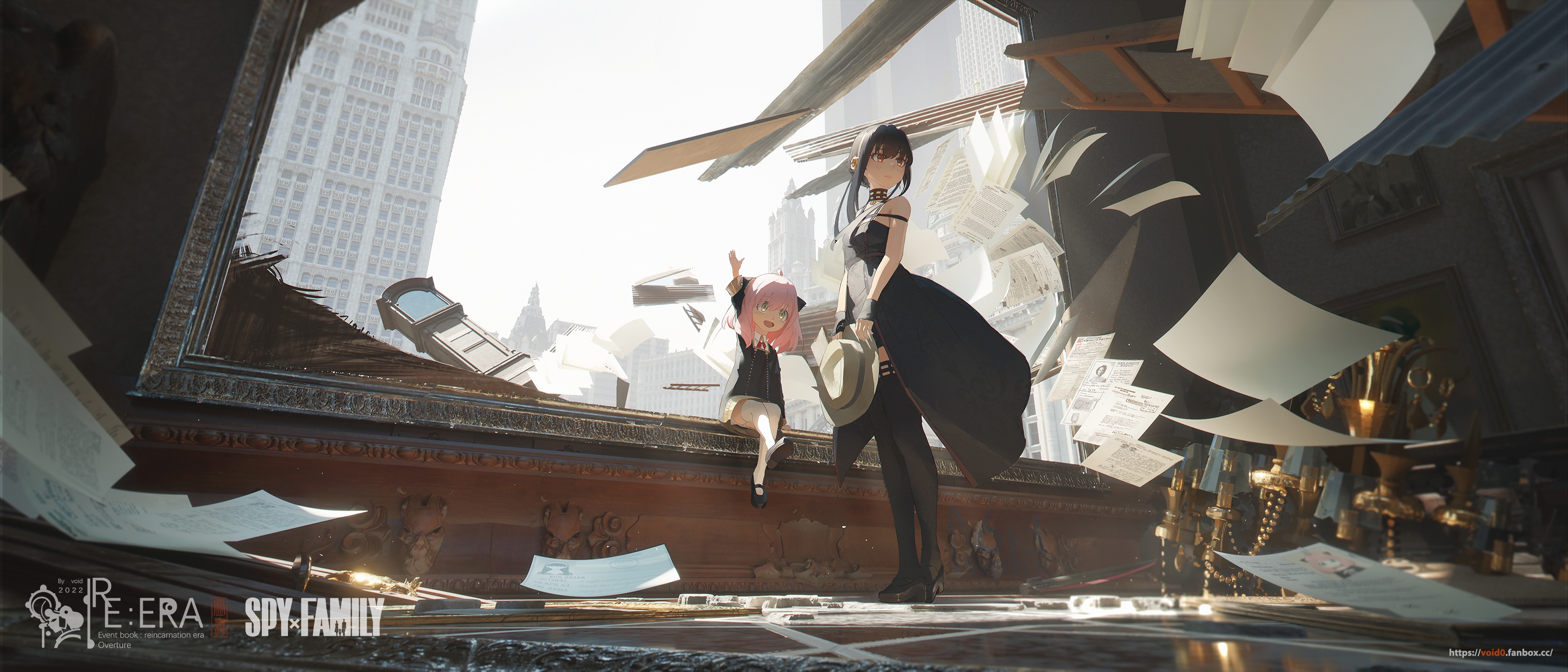 Yor Forger and Anya Forger from Spy x Family HD Phone Wallpaper