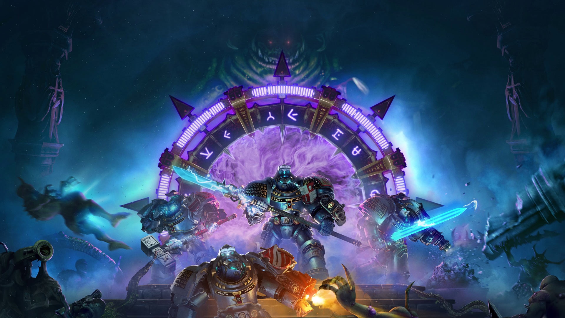 Warhammer 40,000 Chaos Gate Grey Knights HD Wallpaper