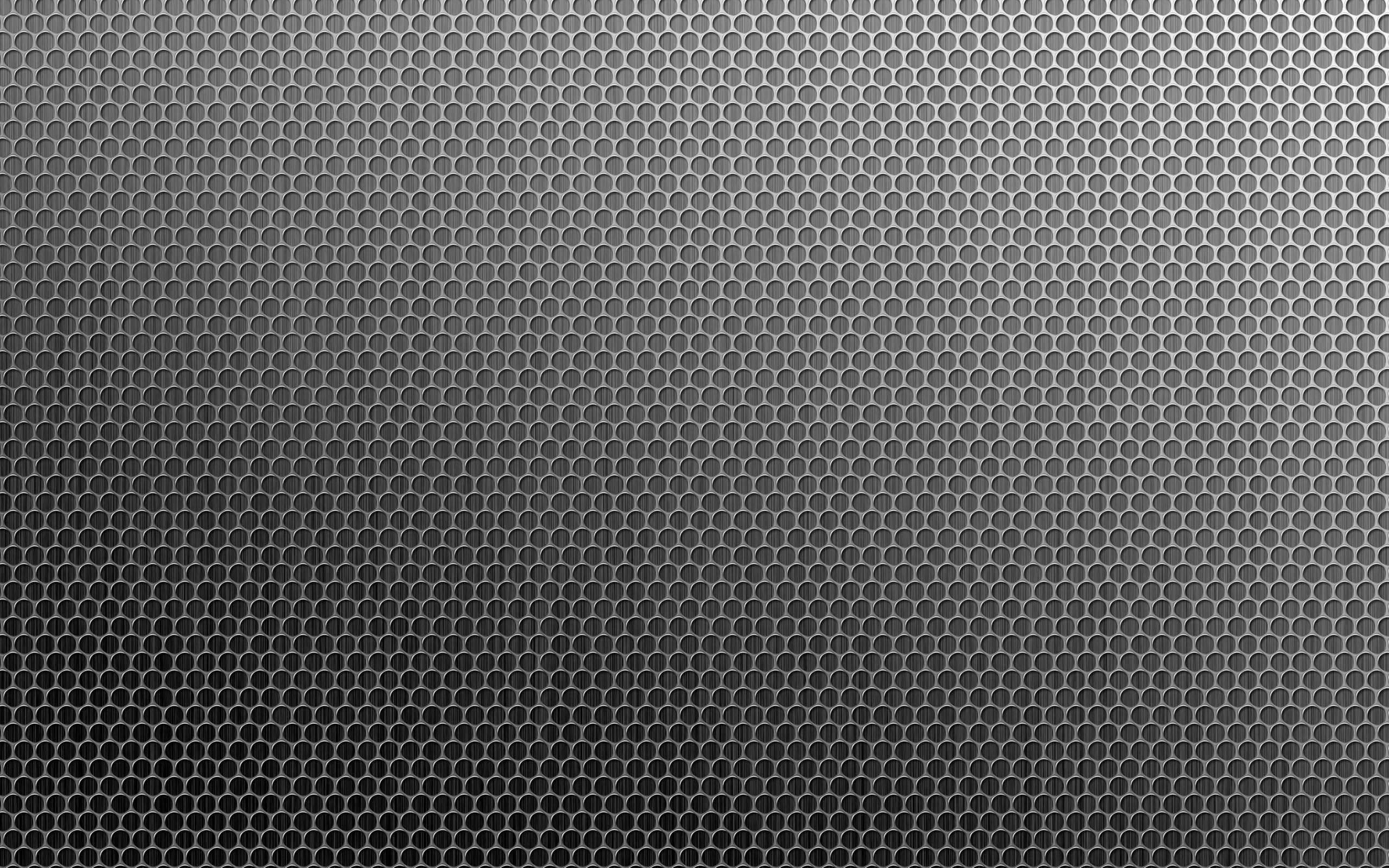 Monochrome Hexagonal Grid Texture HD Wallpaper