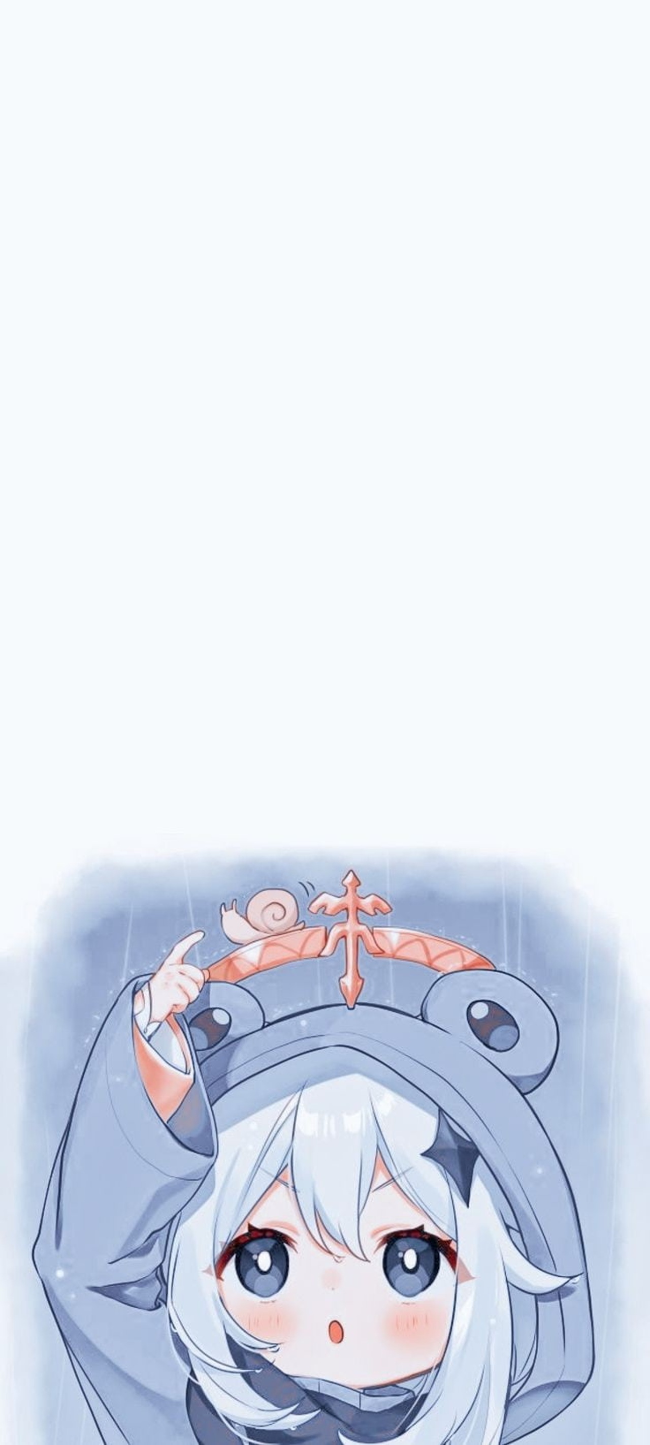 Paimon from Genshin Impact in a frog costume HD Phone Wallpaper