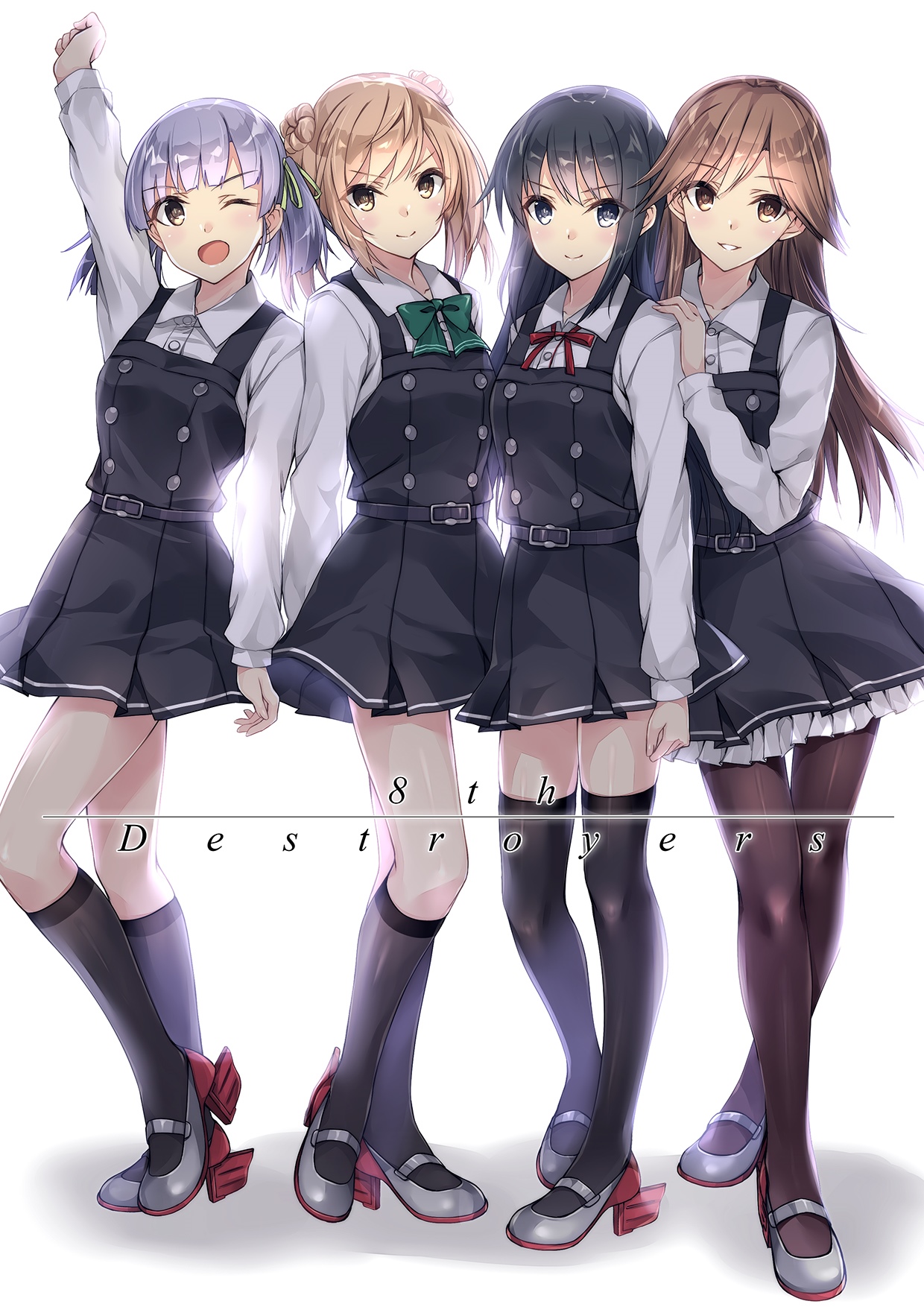 Kantai Collection 8th Destroyers fan art HD Phone Wallpaper