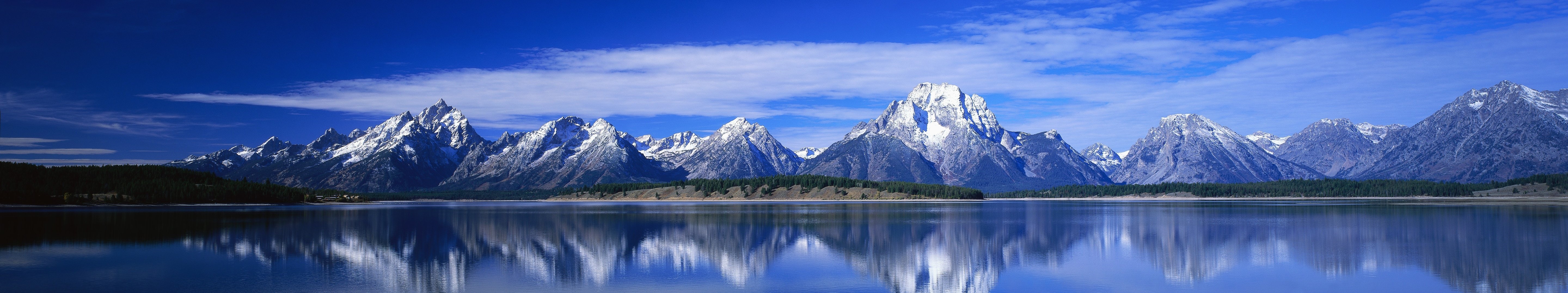4K Grand Teton Mountains Reflection on Lake HD Wallpaper