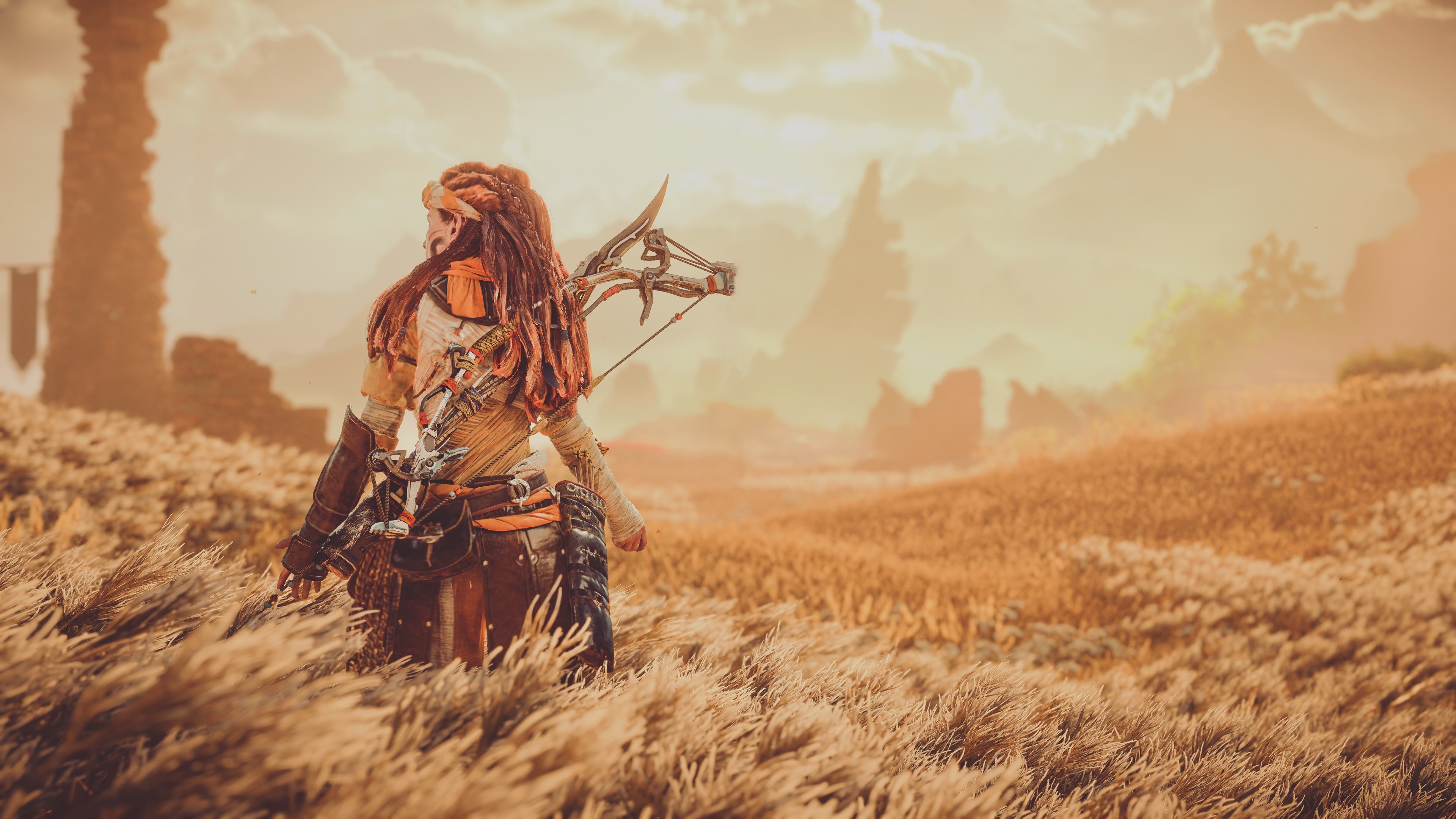 Aloy in Horizon Zero Dawn Frozen Wilds 4K HD Wallpaper