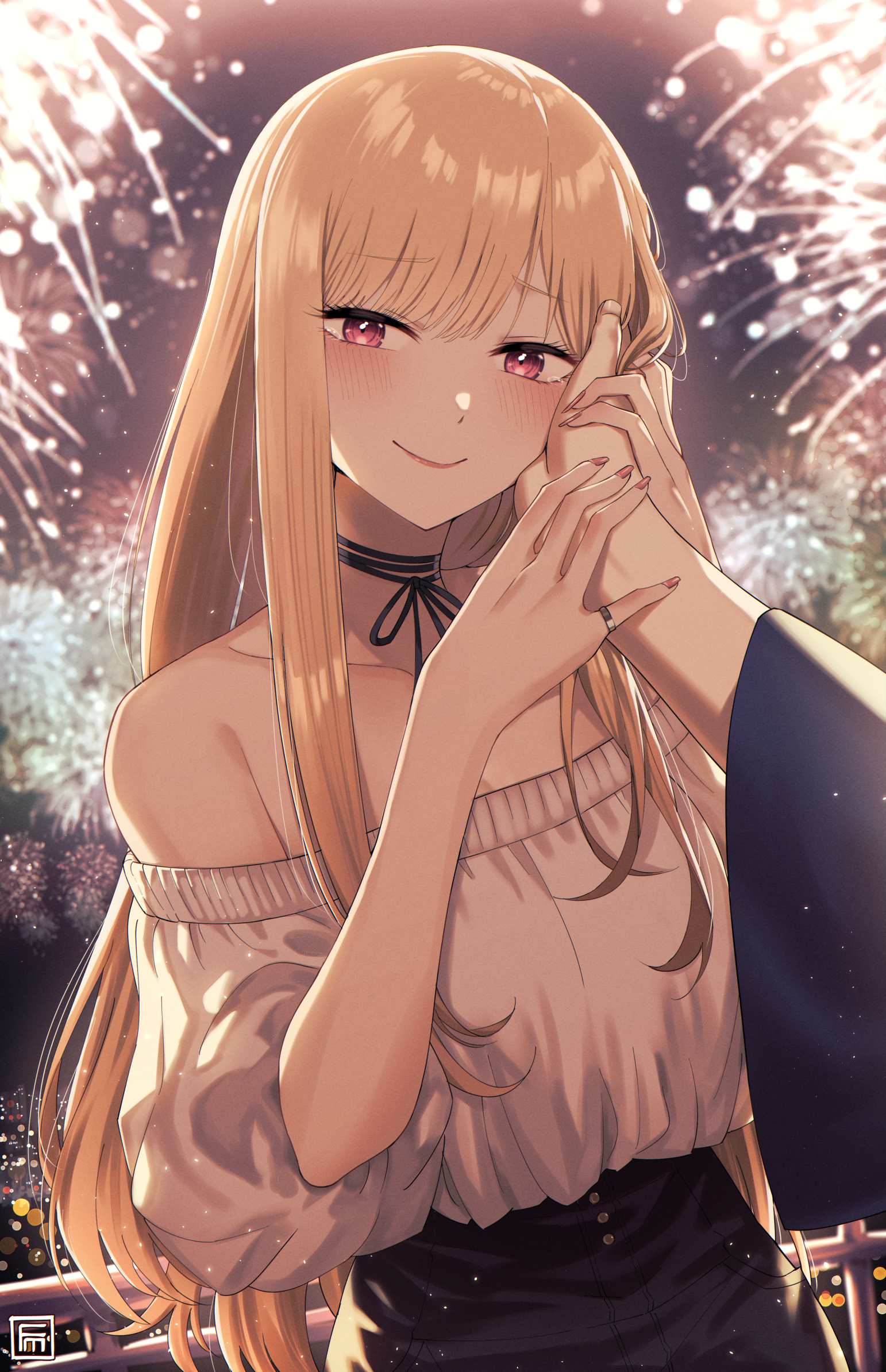 Kitagawa Marin Fan Art from Sono Bisque Doll wa Koi wo Suru HD Phone Wallpaper