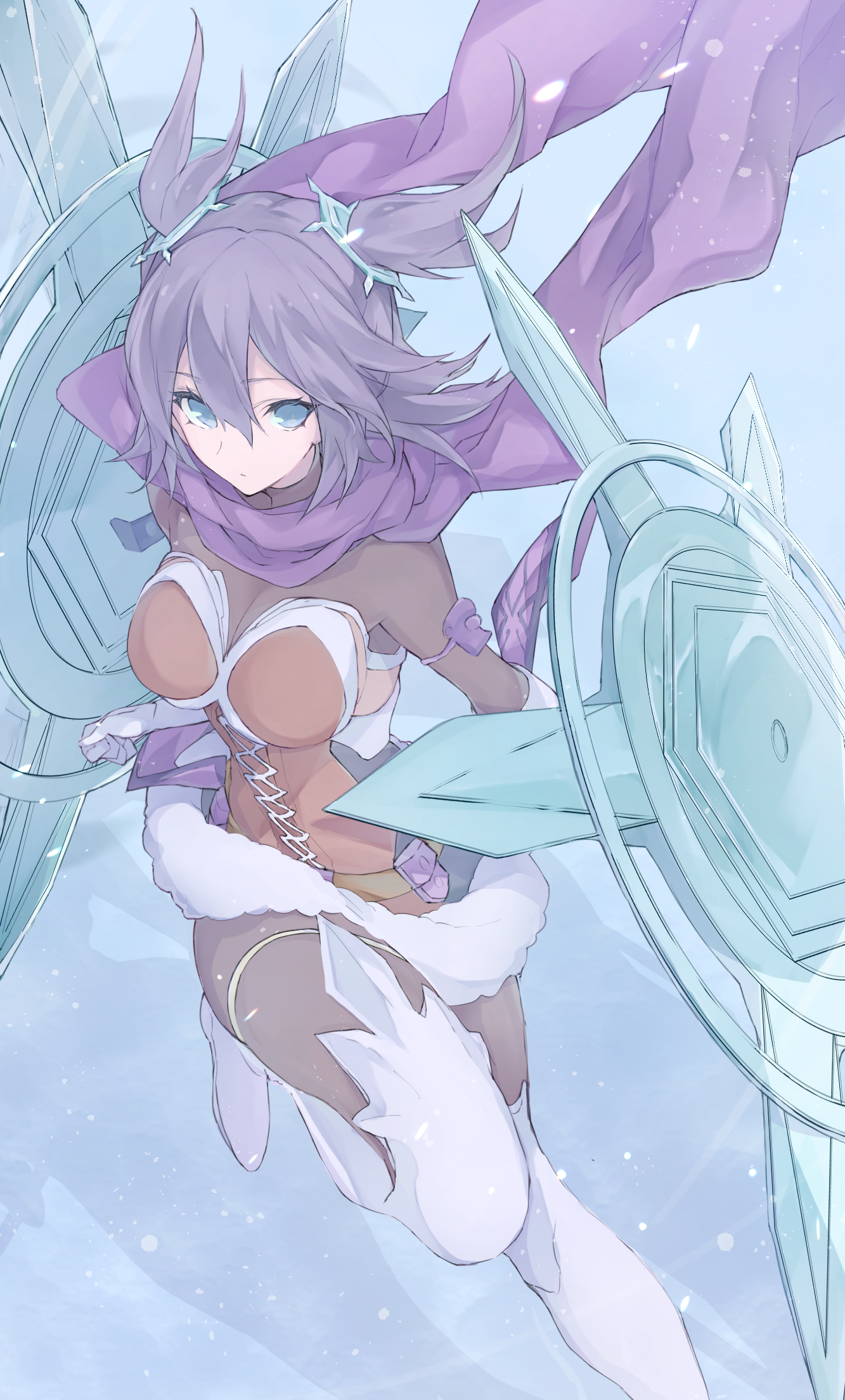 Dance Princess of the Ice Barrier Yu-Gi-Oh! Fan Art HD Phone Wallpaper