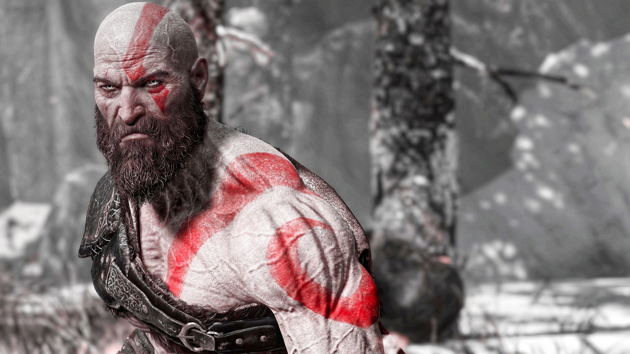 Kratos from God of War HD Wallpaper