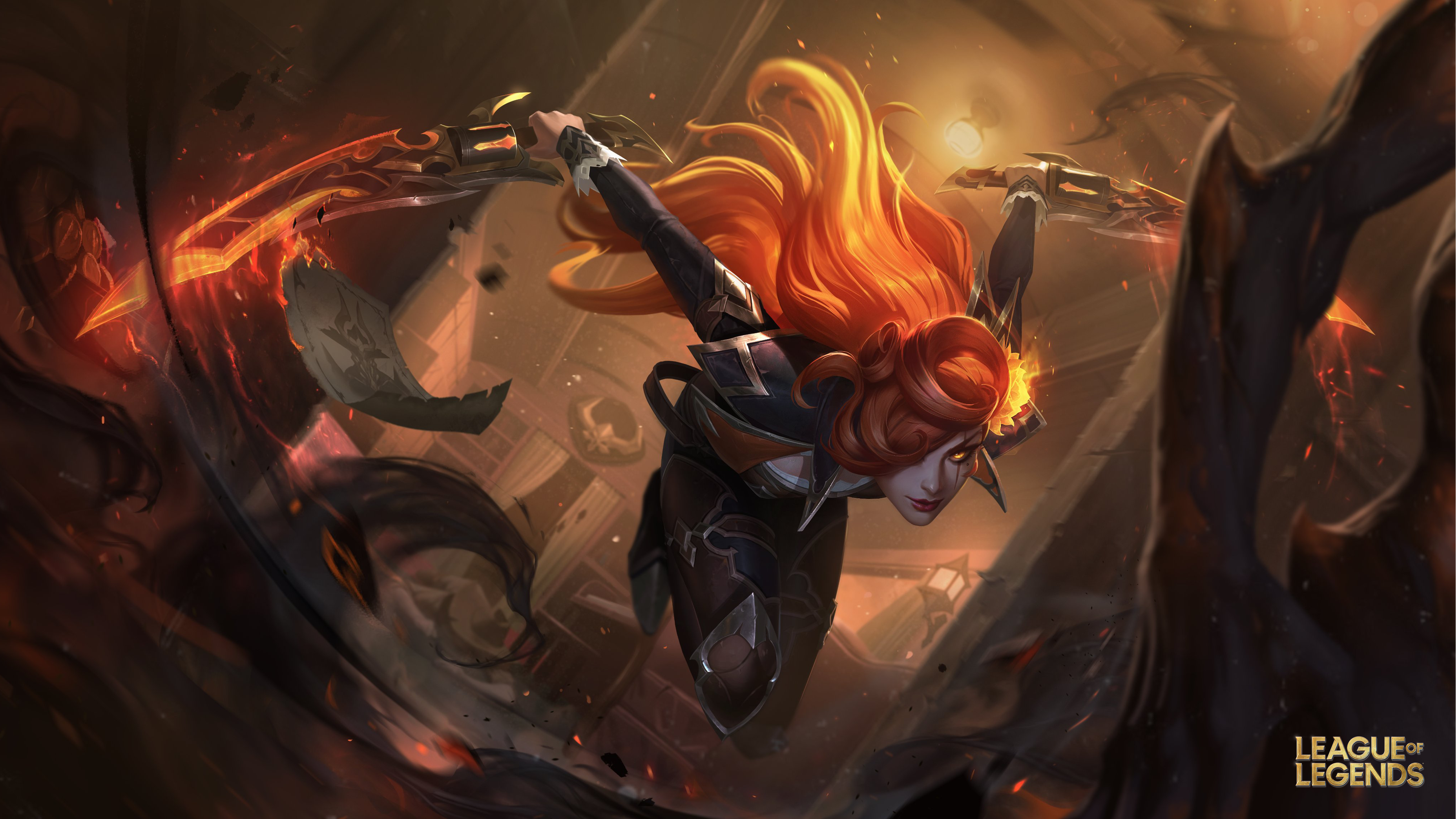 4K League of Legends High Noon Katarina HD Wallpaper