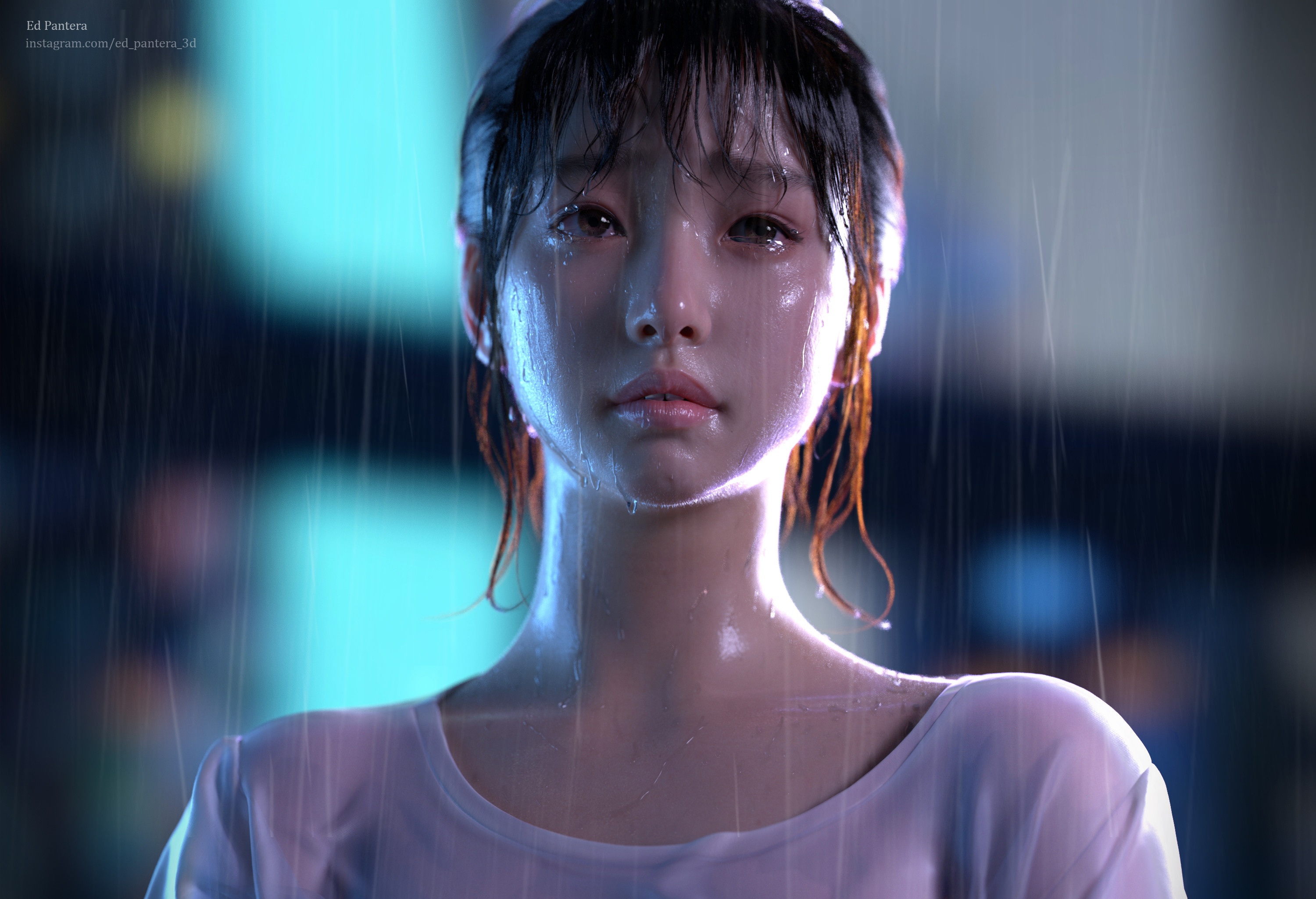 Ed Pantera in the rain HD Wallpaper