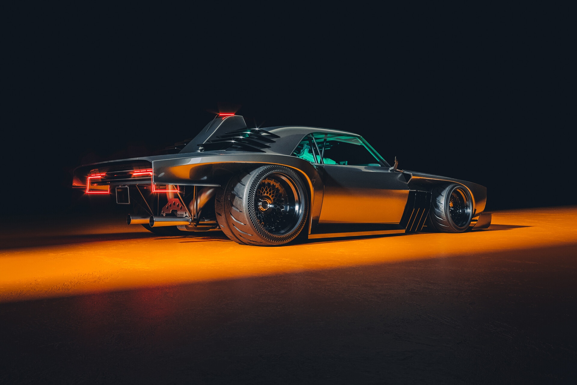 Khyzyl Saleem's Cyberpunk Concept Car HD Wallpaper