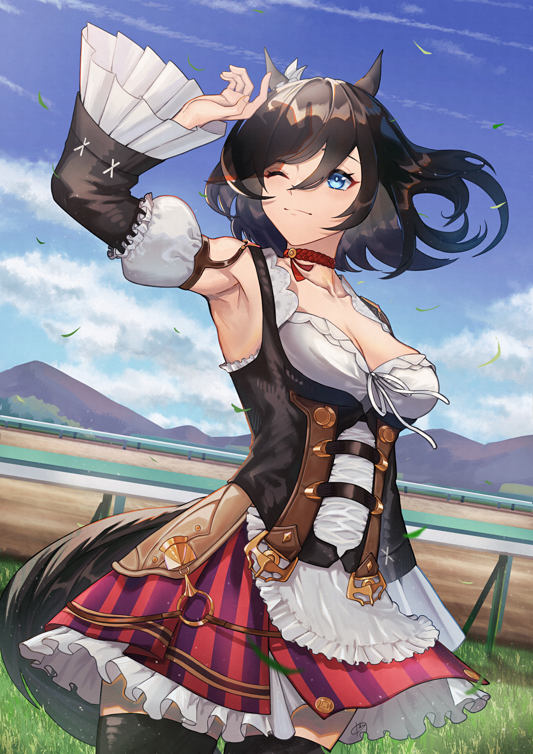 Eishin Flash from Uma Musume Pretty Derby HD Phone Wallpaper